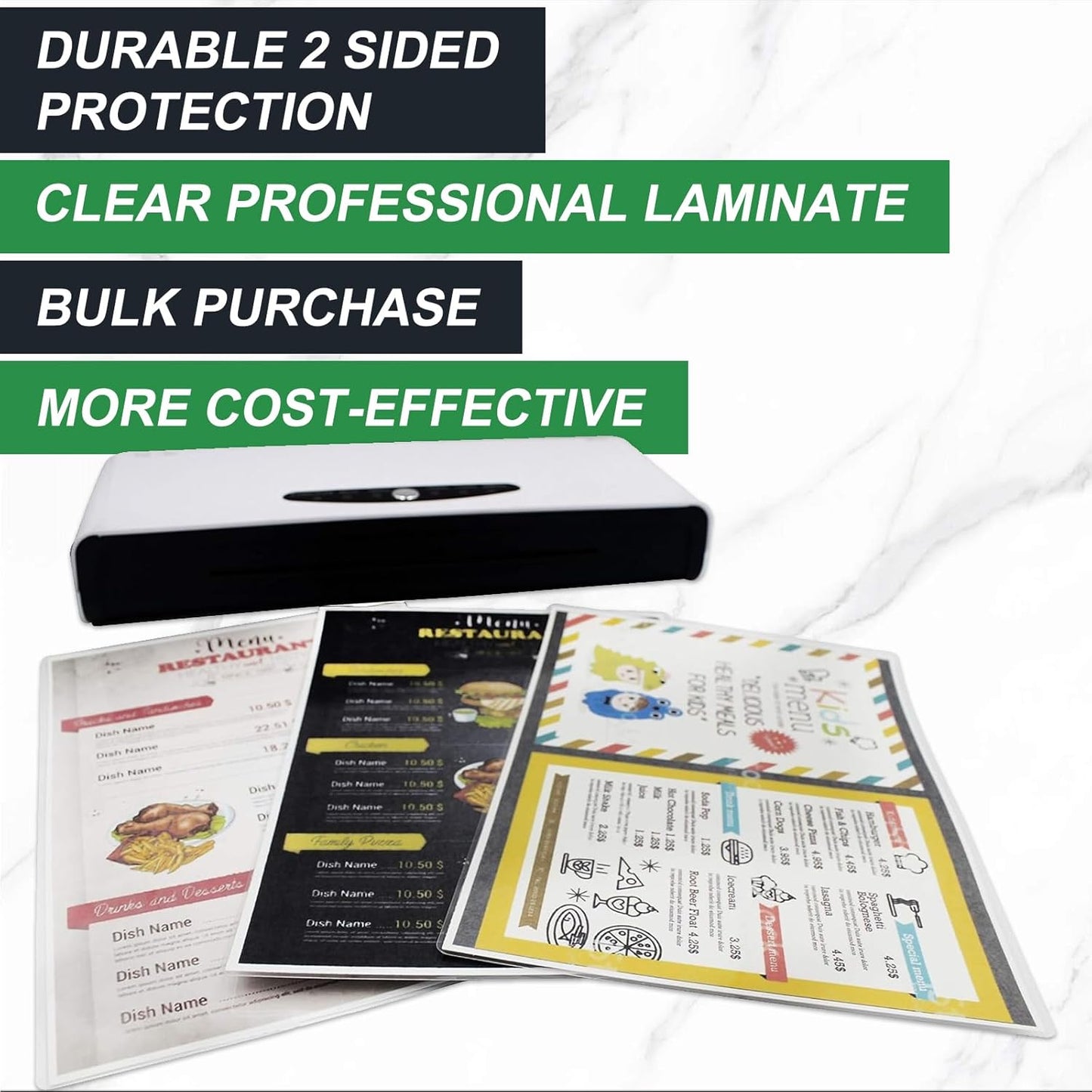 5 Mil Laminating Sheets 300 Packs, Thermal Laminating Pouches Holds 8.5" x 11" Sheets, Clear Laminator Plastic Paper 9 x 11.5 Inches - Rounded Corner Letter Size