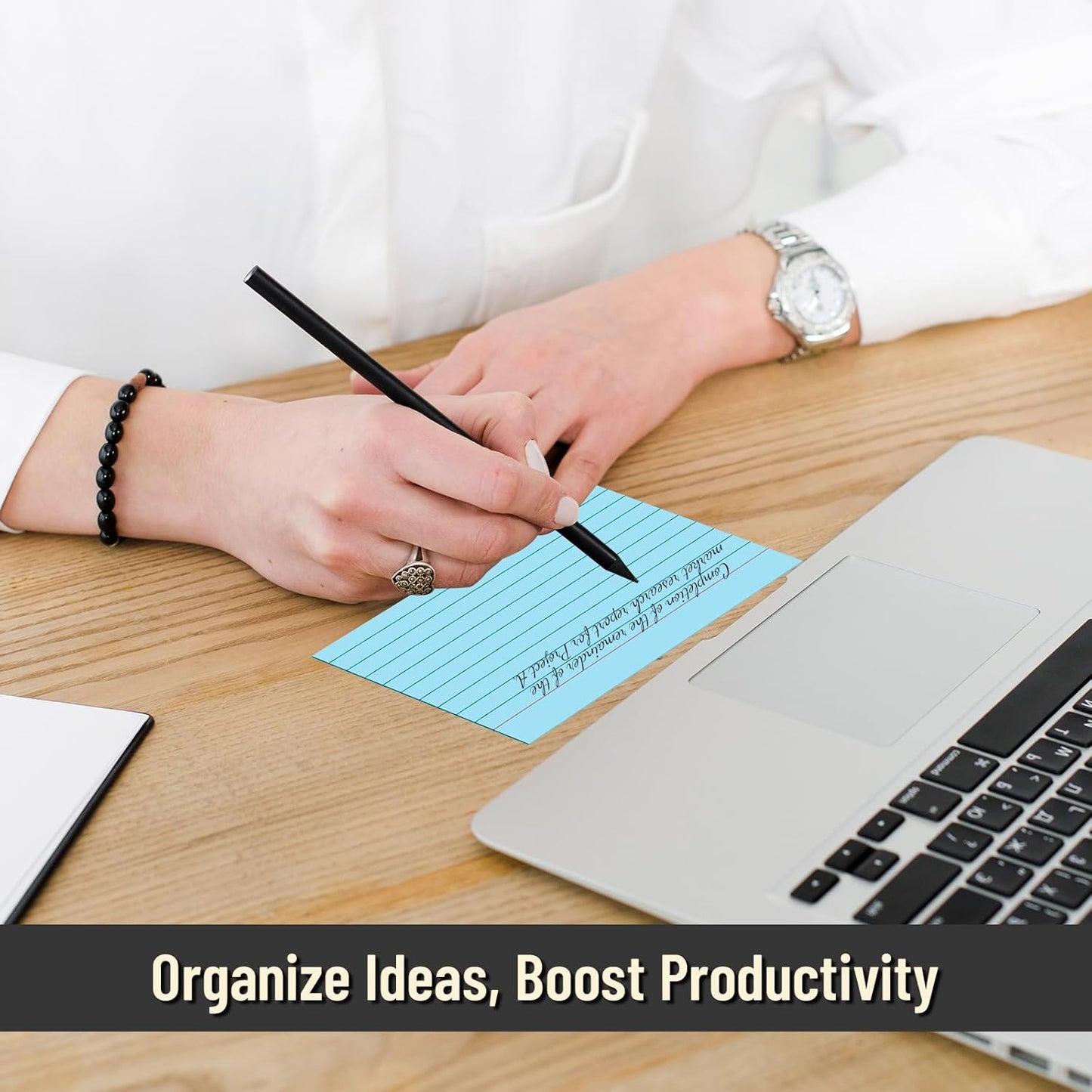 500 Count Index Cards 3x5 Inch Colored Ruled Lined Heavyweight Flash Cards Study Cards with Sturdy Cardstock Durable Flashcards Note Cards for Note Taking, Language Learning, School & Office Supplies