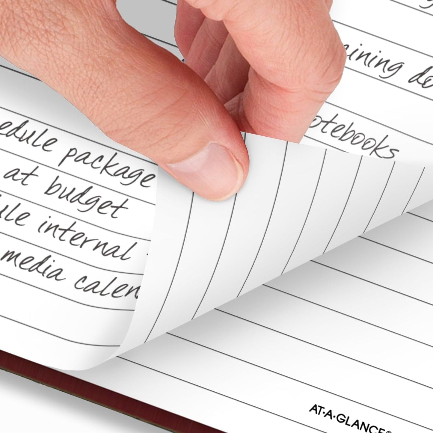 AT-A-GLANCE 2025 Diary, Standard Diary, Daily, 5-3/4" x 8-1/4", Small, 12-Month, Hardcover, Red (SD3891325)