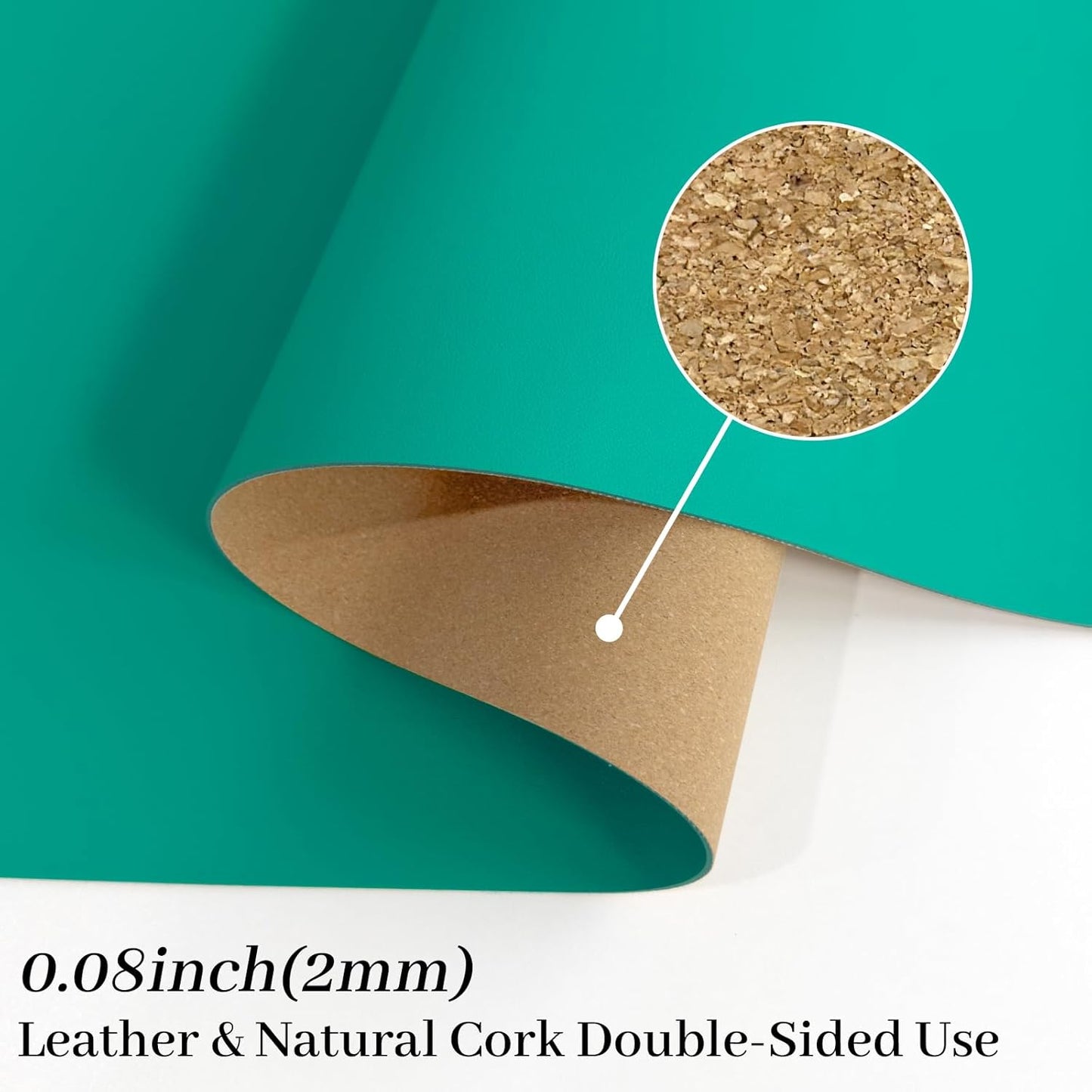 Bloss Green Desk Mat, Leather Desk Pad, Desk Matt for Desktop, Waterproof Desk Pad Mat, Computer Mat for Office Work/Home/Decor/Desk Protector/Cover(31.5 x 15.7 Inches)