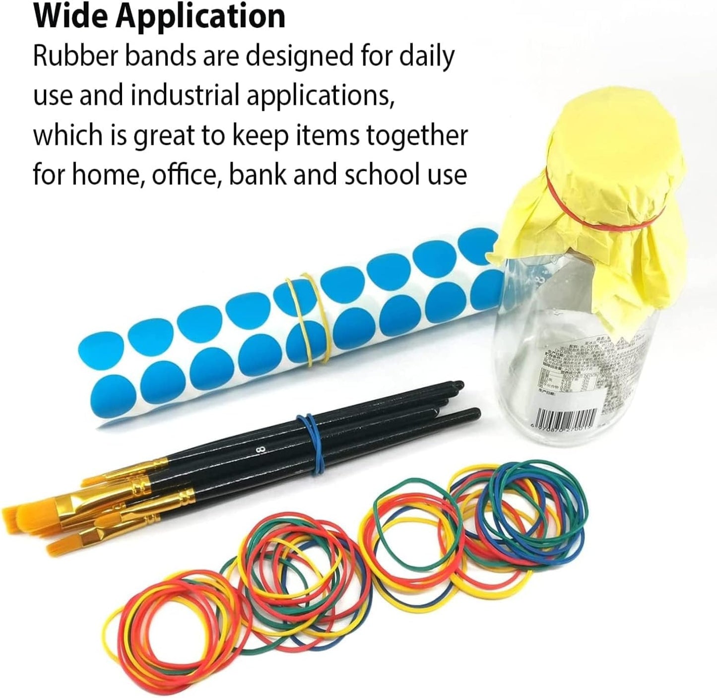 3-1/2" x 1/8'' - Size #33 - Rubber Band Depot - Everyday Rubber Bands, Business Bands - Approximately 100 Per Bag - 1/8 Pound Bag