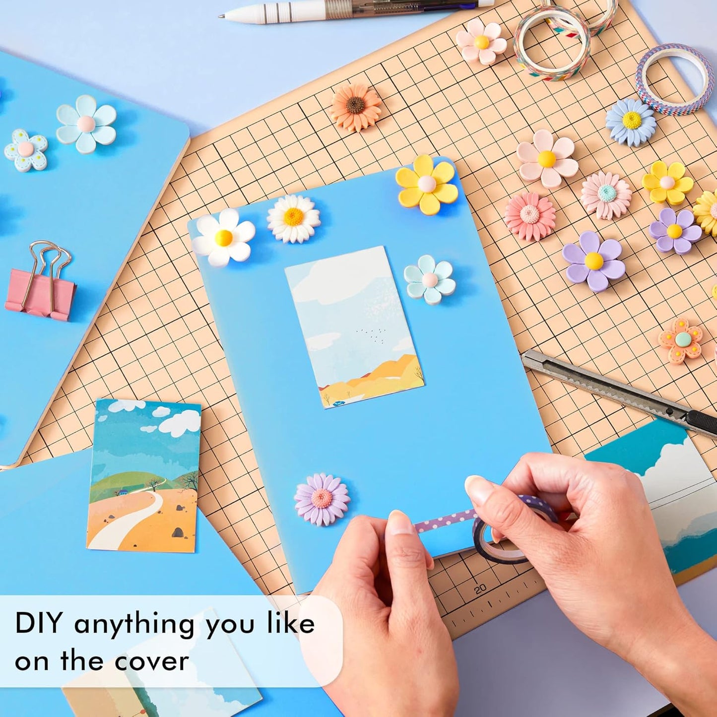 36 Pack Soft Cover Journal Bulk, Feela Lined Blank Travel Journal for Women Men Writing, Notebooks College Ruled for Work, Note Taking Notebook School Business Supplies, 8.2” x 5.5”, A5, Blue