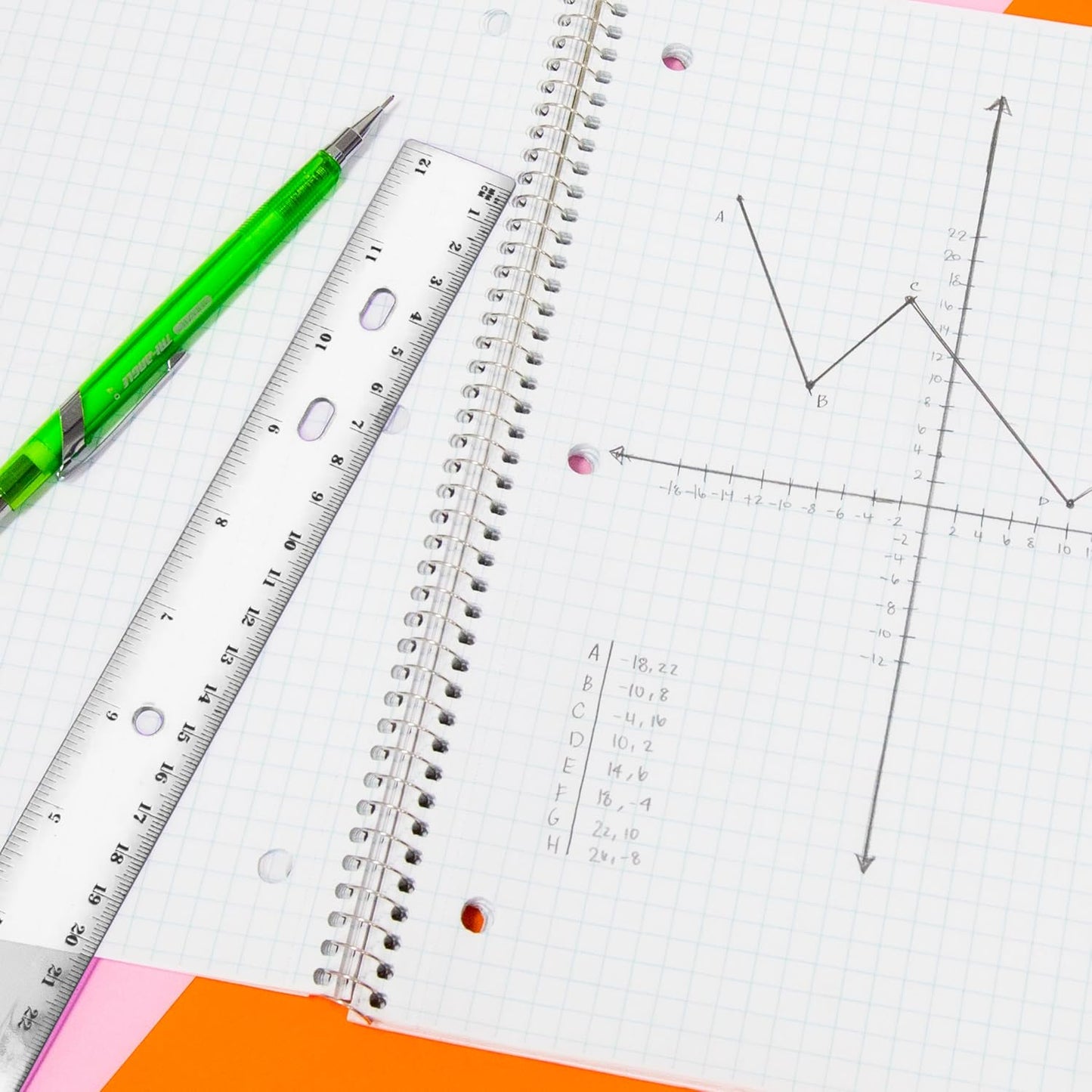 BAZIC Plastic Clear Rulers 12 inch (30cm), Inches Centimeter Metric Ruler Measuring Long Ruler, Straight Edge Ruler for Students School Supplies, 4-Pack