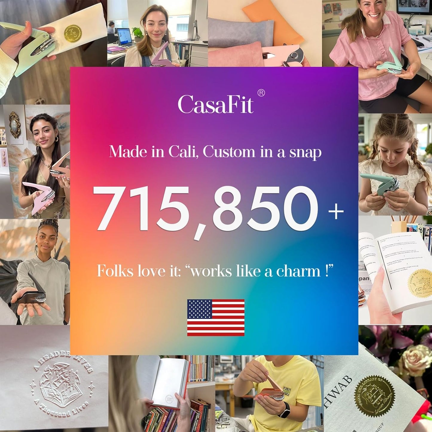 Book Embosser Personalized Butterfly Series – 20 Delicate Nature Designs, Custom Book Stamp for Feminine Gifts and Personal Libraries