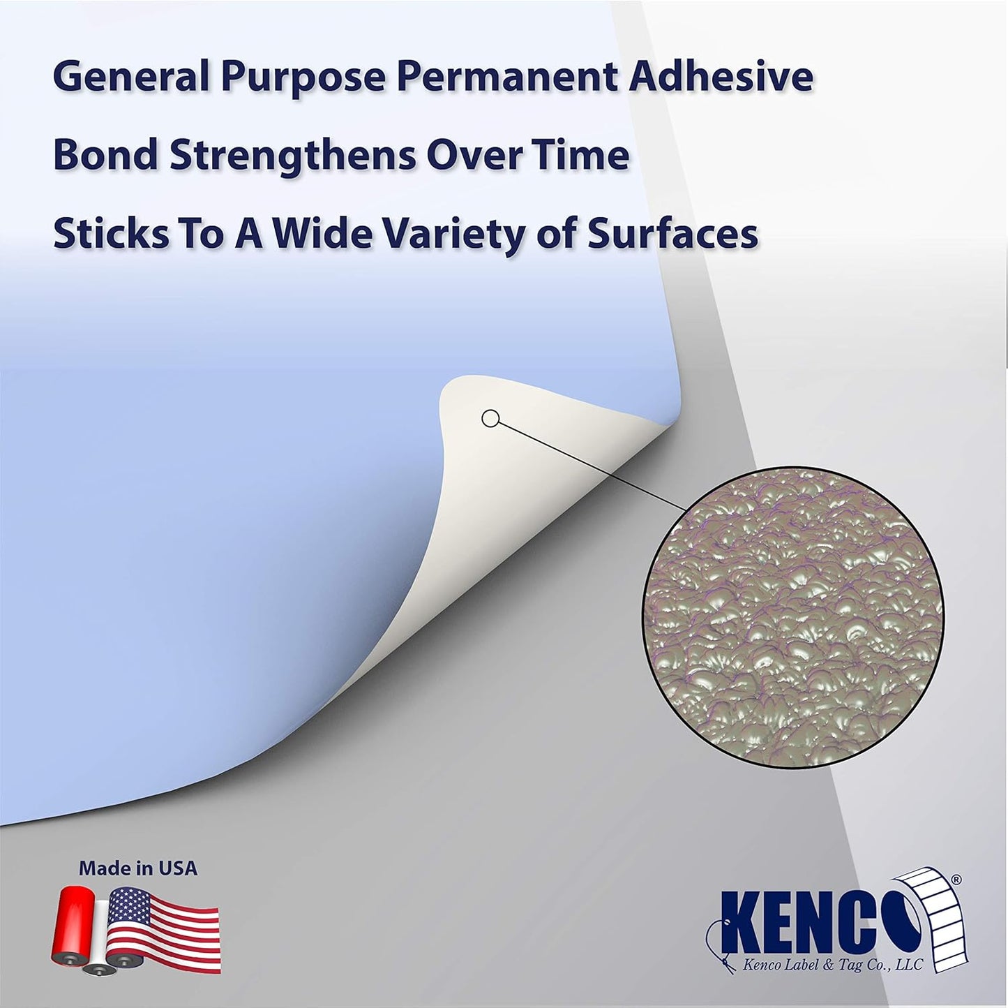 4" X 6" Direct Thermal Perforated Stickers Labels for Shipping Labels, Inventory, and Color Coding - Compatible with Zebra, Rollo, Godex and More (Blue, 12 Rolls)