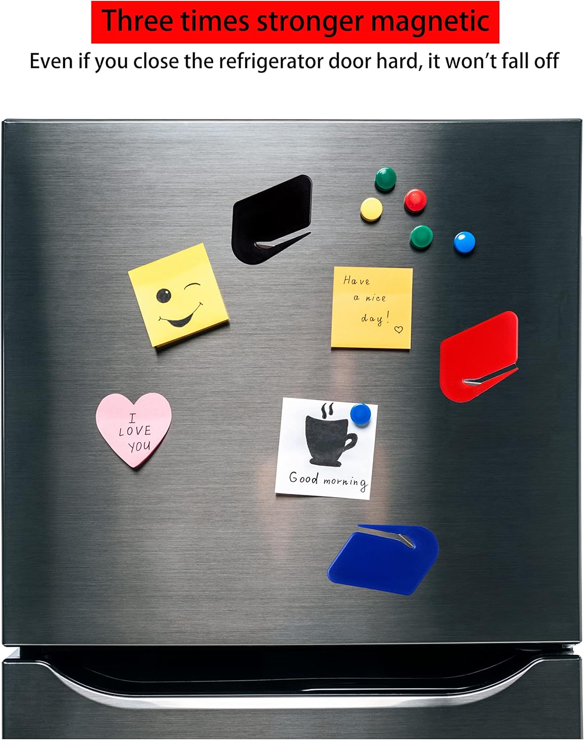 Magnetic Letter Openers Envelope,3 Pack,Envelope Opener Slitter,Mail Openers Blade with Magnet,Letter Opener for Women,Envelope Cutter(red,Blue,Black)