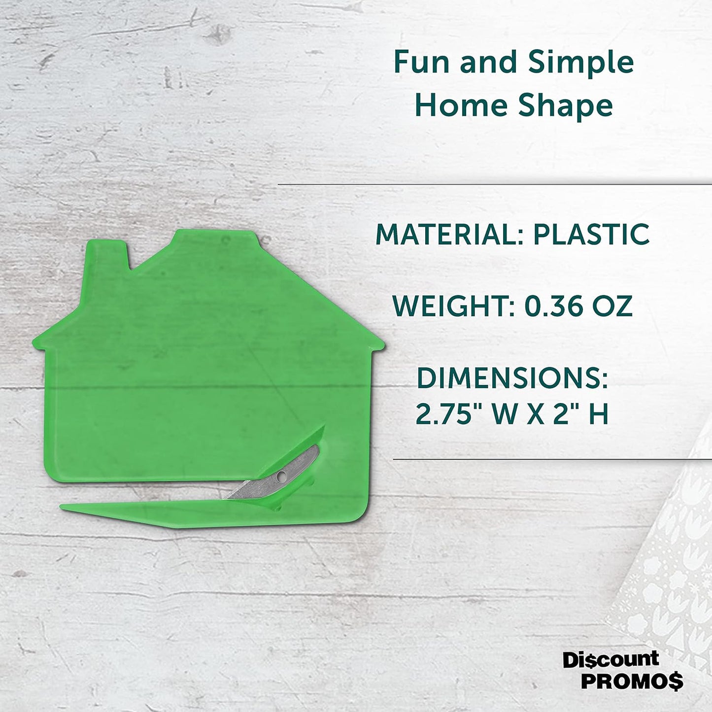 House Letter Openers Set of 10, Bulk Pack - Perfect for Home or Office - TGreen