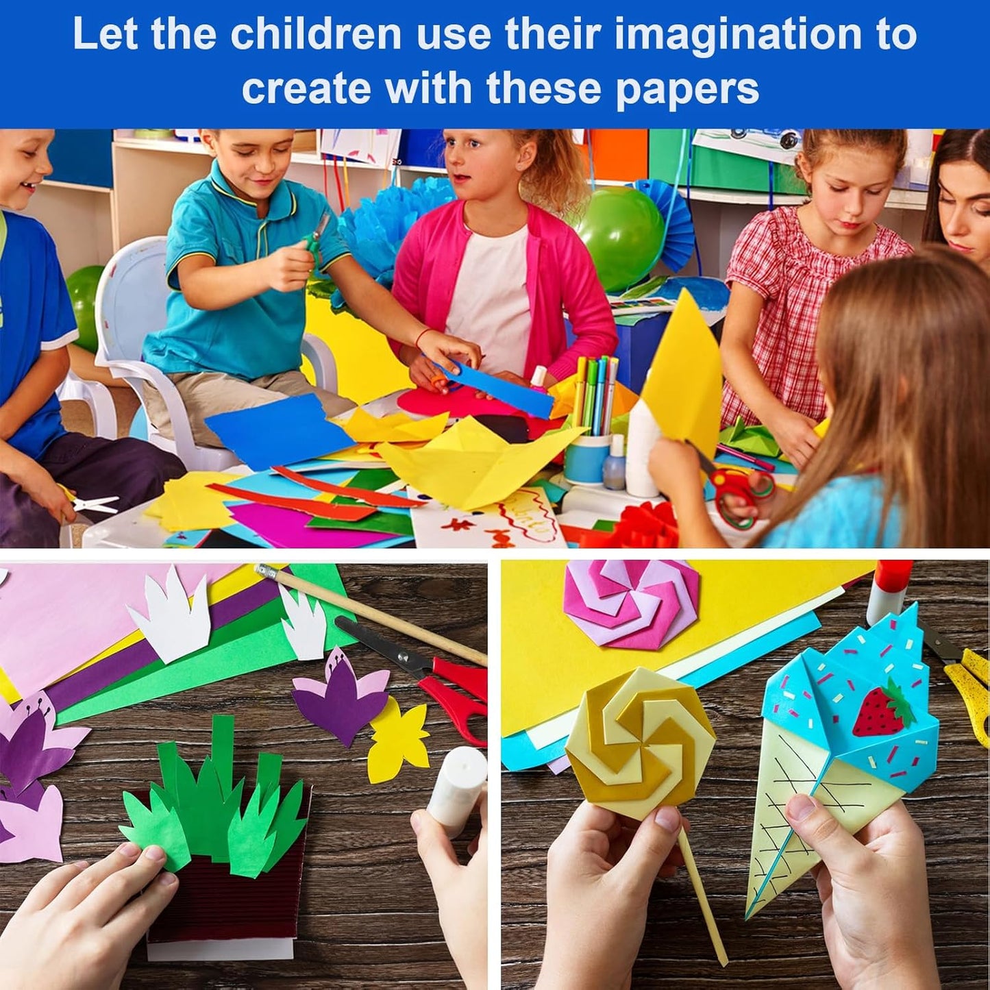 50 Pcs Poster Board Colorful Paper 11.7x16.5, ROOKEA Vision Boards Bulk Blank Graphic Display Posterboard Card Paper for Kids School Classroom Arts Craft Projects Drawing Scrapbooking