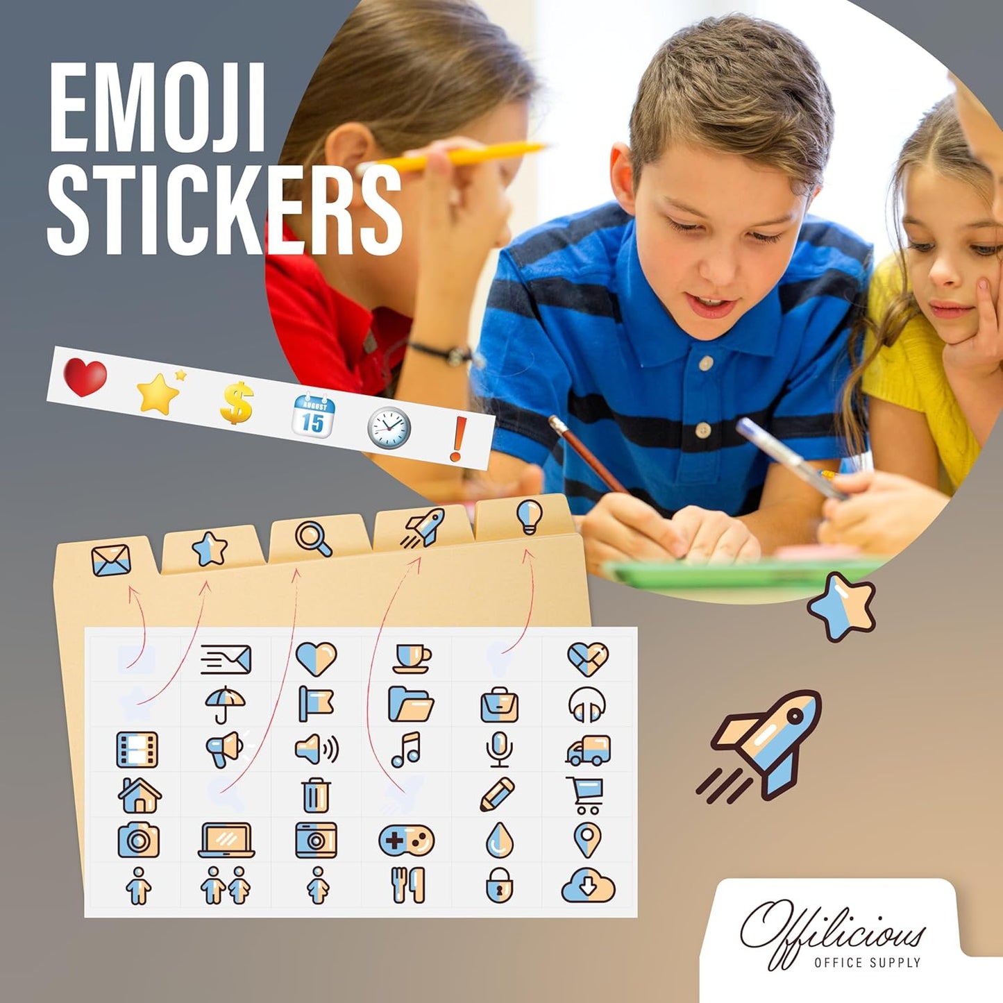 50 Manila Index Card Dividers with Tabs, 4x6 Blank, 108 Stickers - Monthly, Recipe & Greeting Card Dividers