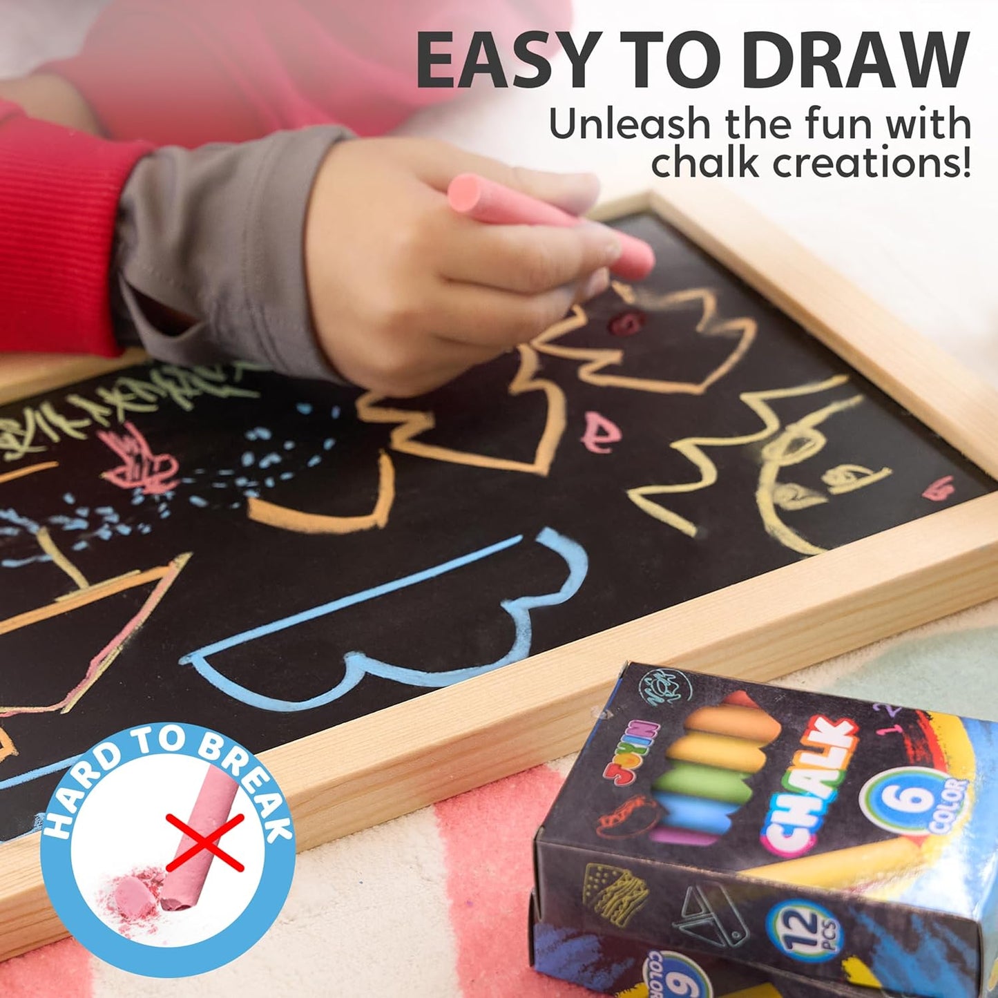 JOYIN 432 Counts Mini Chalk Set for Kids, Non-Toxic Mini Chalk for Boys Girls 3+, School Supplies for Teachers, Goody Bag Fillers, Classroom Prizes Gifts (36 Boxes)