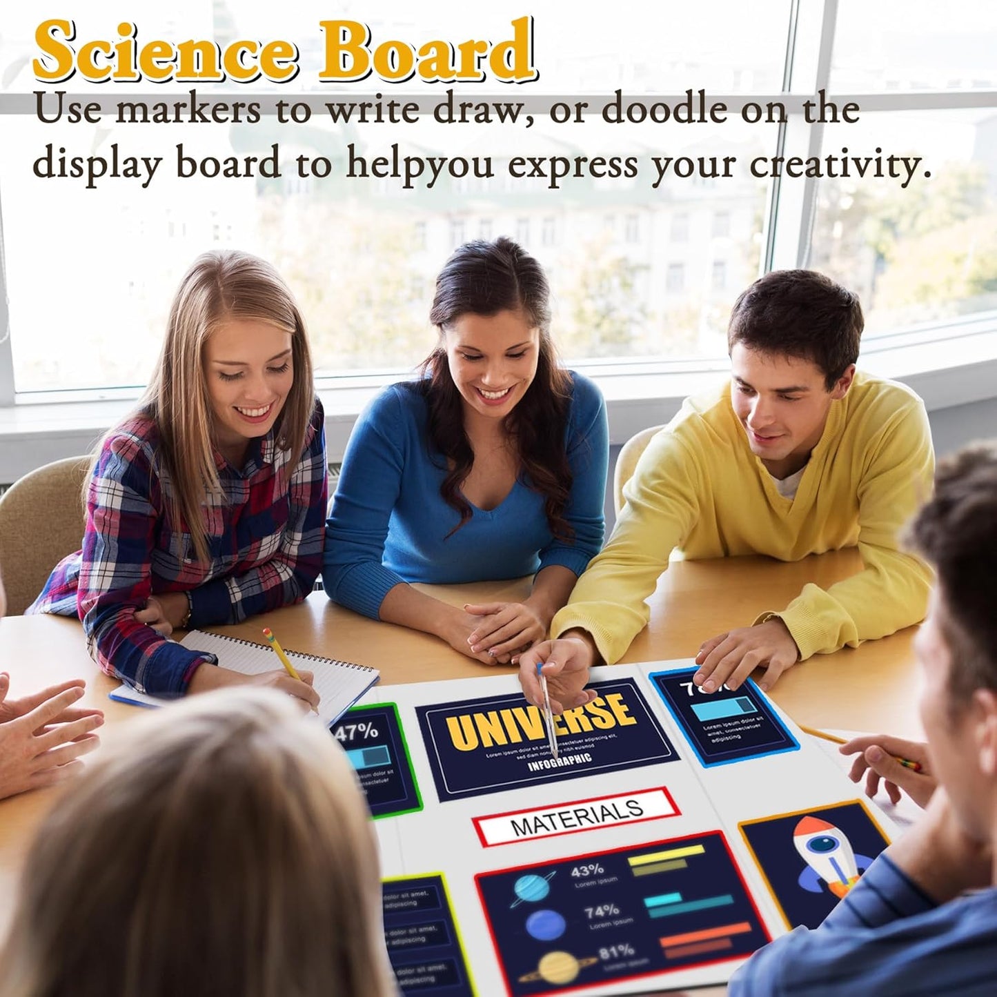 4Pcs Medium Trifold Poster Board, 26 x 16 Inches White Tri Fold Poster Boards Corrugated Presentation Cardboards for Science Fair, School Projects, Exhibitions, and Business Presentations