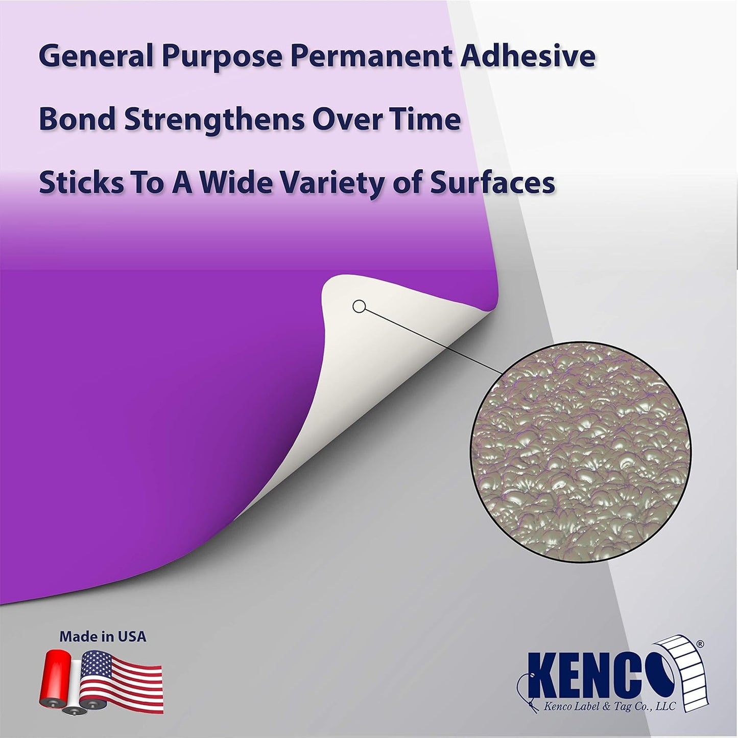 4" X 6" Direct Thermal Perforated Stickers Labels for Shipping Labels, Inventory, and Color Coding - Compatible with Zebra, Rollo, Godex and More (Purple, 48 Rolls)