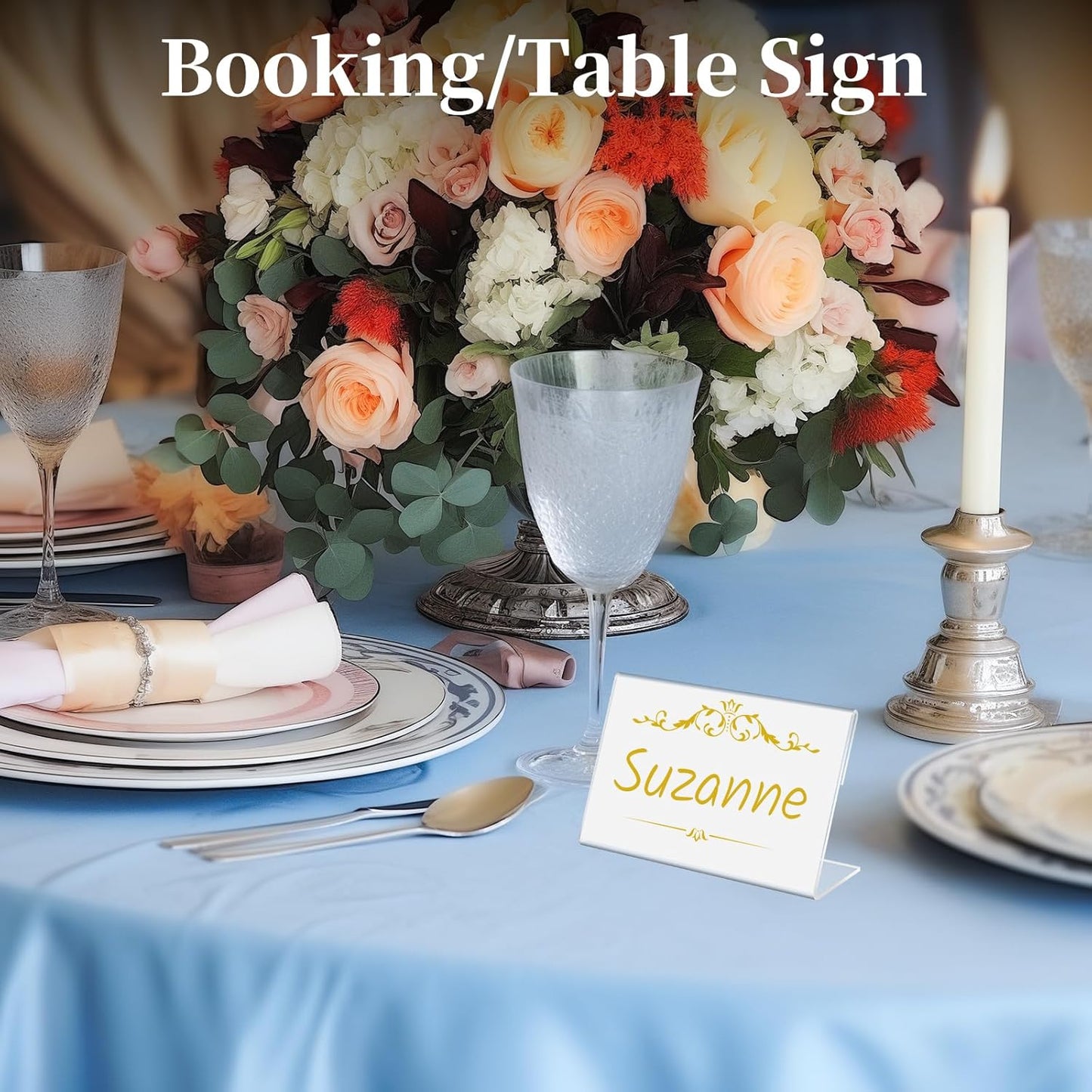 30 PCS Small Acrylic Sign Holder 2.36" X 1.57", Mini Acrylic Food Sign Labels for Party Buffet, Retail Price Display, Clear Plastic Table Counter Top Stand for Place Cards, Name Card, Wedding Signs
