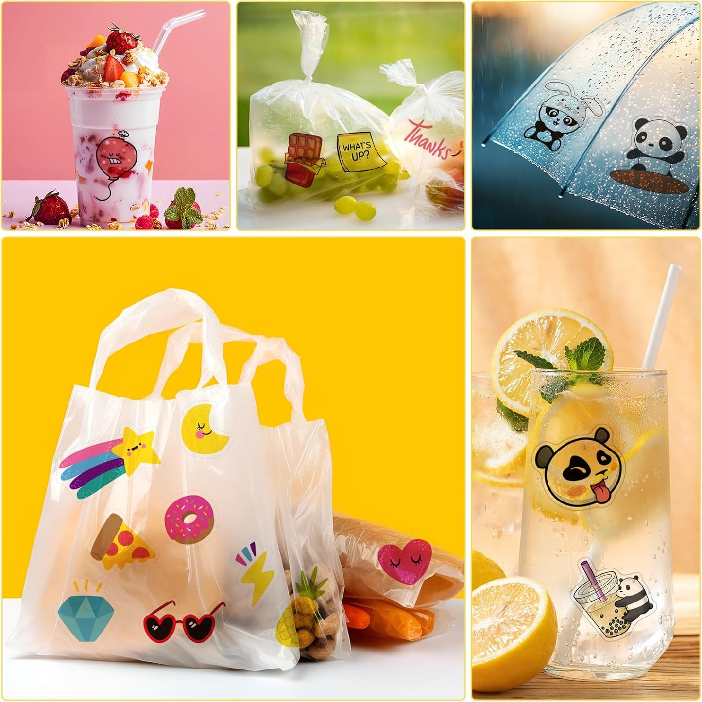 60 Sheets Premium Printable Clear Vinyl Sticker Paper for Inkjet Printer, 8.5x11" Transparently Vinyl Sticker Paper Waterproof, Dries Quickly, Vivid Colors, Tear Resistant, Great for Cutting Machines