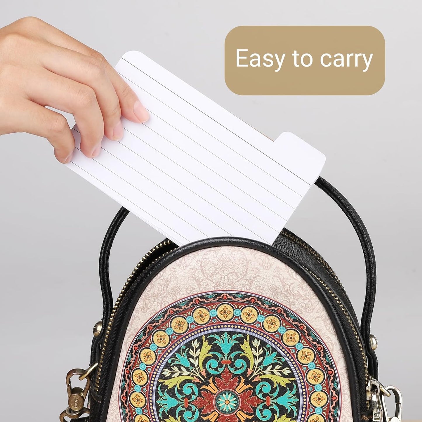 12 Pack 720 Pcs 3x5 Inches Tabbed Index Cards, Colorful Flash Cards with 12 Binder Rings, Ruled Index Cards Lined Note Cards for Study, School,Office Home