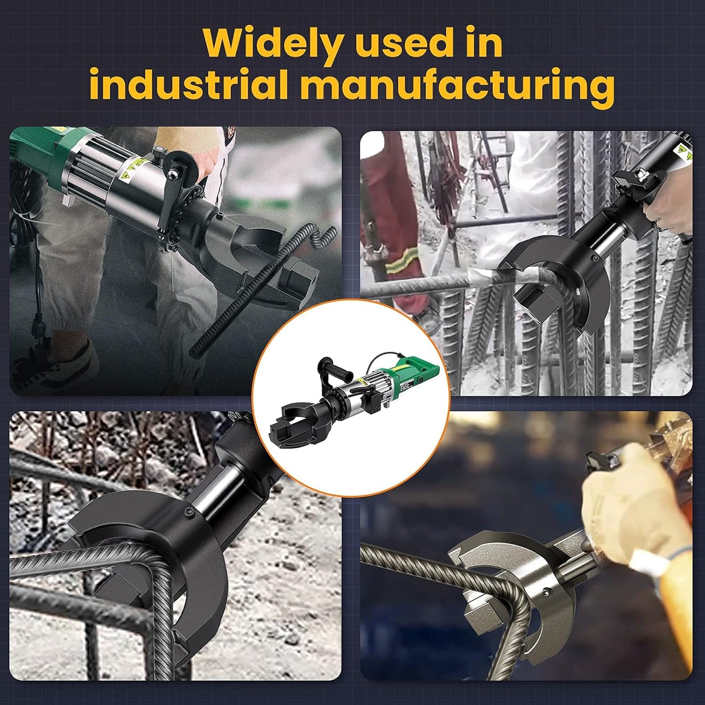 Anbull 1200W Electric Rebar Bender,Hydraulic Rebar Bending Machine Bending up to 7/8 Inch #7 22mm Rebar, Rebar Bending Angle 90 Degrees or Greater