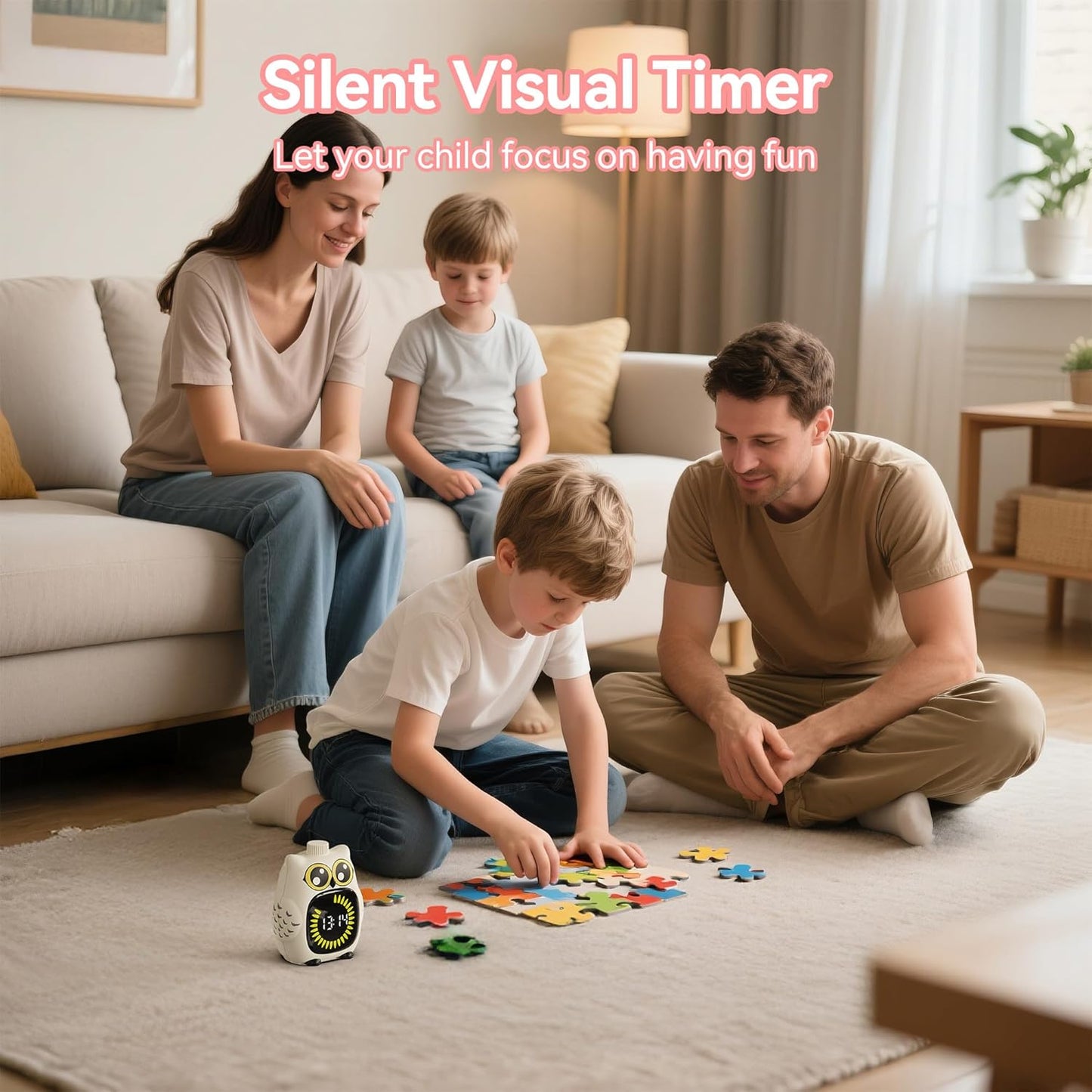 99-Minute Digital Visual Timer for Kids - Silent Countdown Timer for Classroom, Kitchen, Work, ADHD & Time Management | Back to School Gift