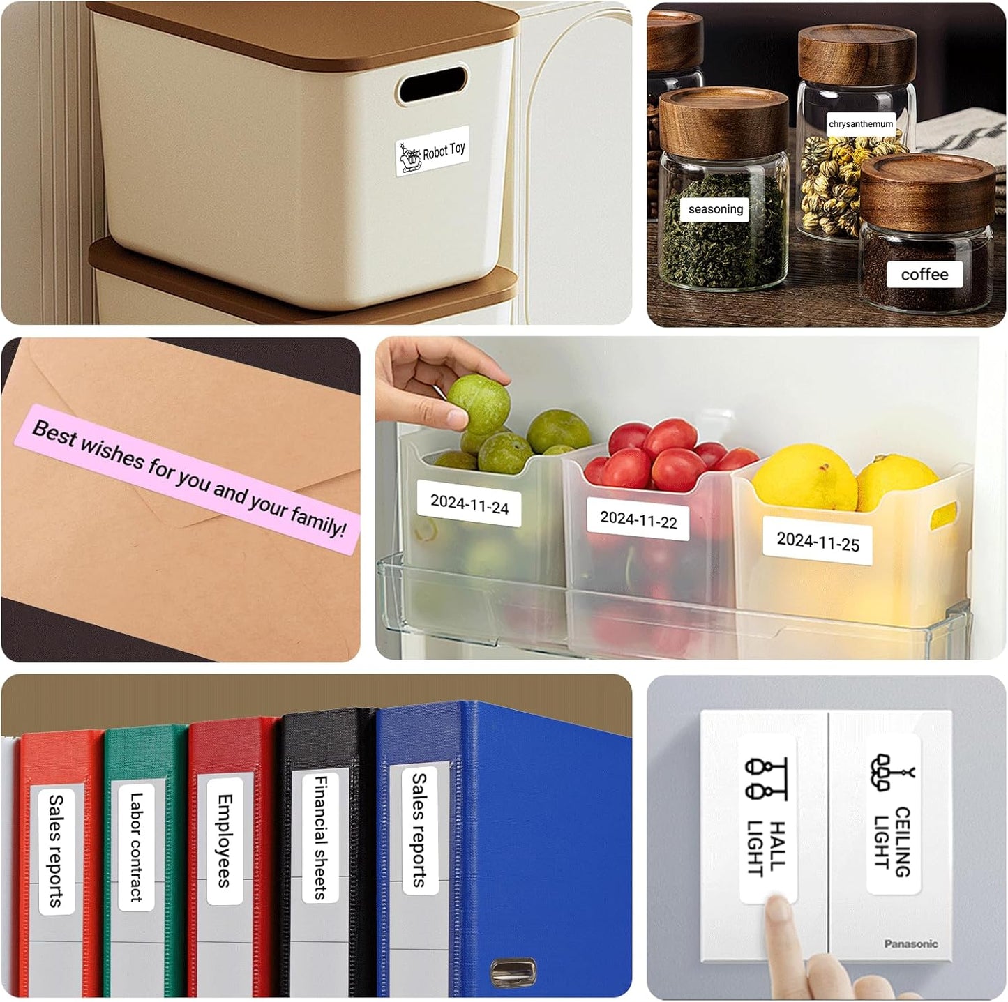 ORGBRO Label Maker Machine with Tape, X1 Portable Bluetooth Mini Label Printer, Support Pre-Cut & Continuous Label, Wireless Small Label Makers with Versatile App for School Home Office Organization