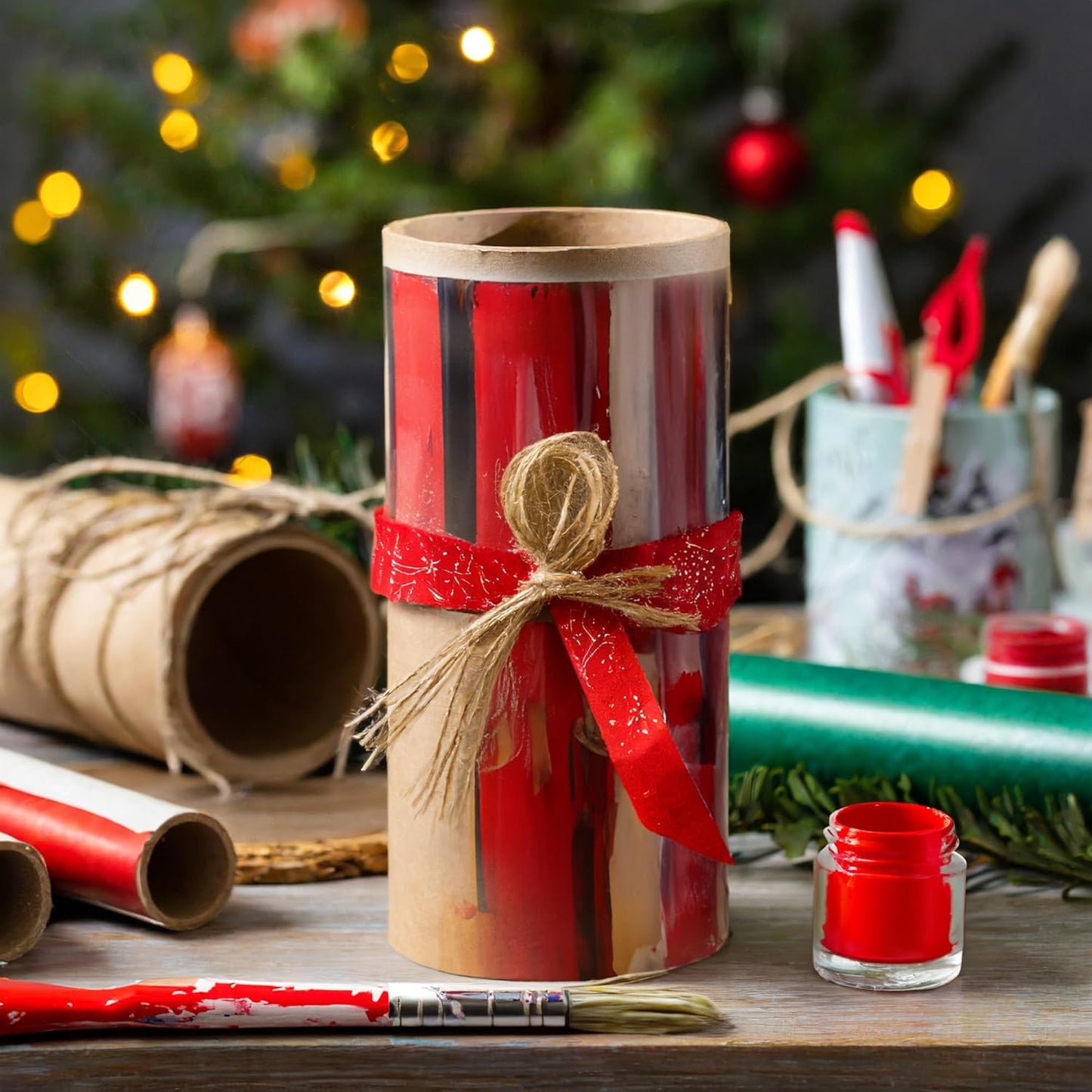 Juvale 10-Pack Mailing Tubes & Caps - 3 x 7 in Brown Mailer - Durable 3-Ply Spiral Round Cardboard Cylinder for Crafts & Secure Packaging