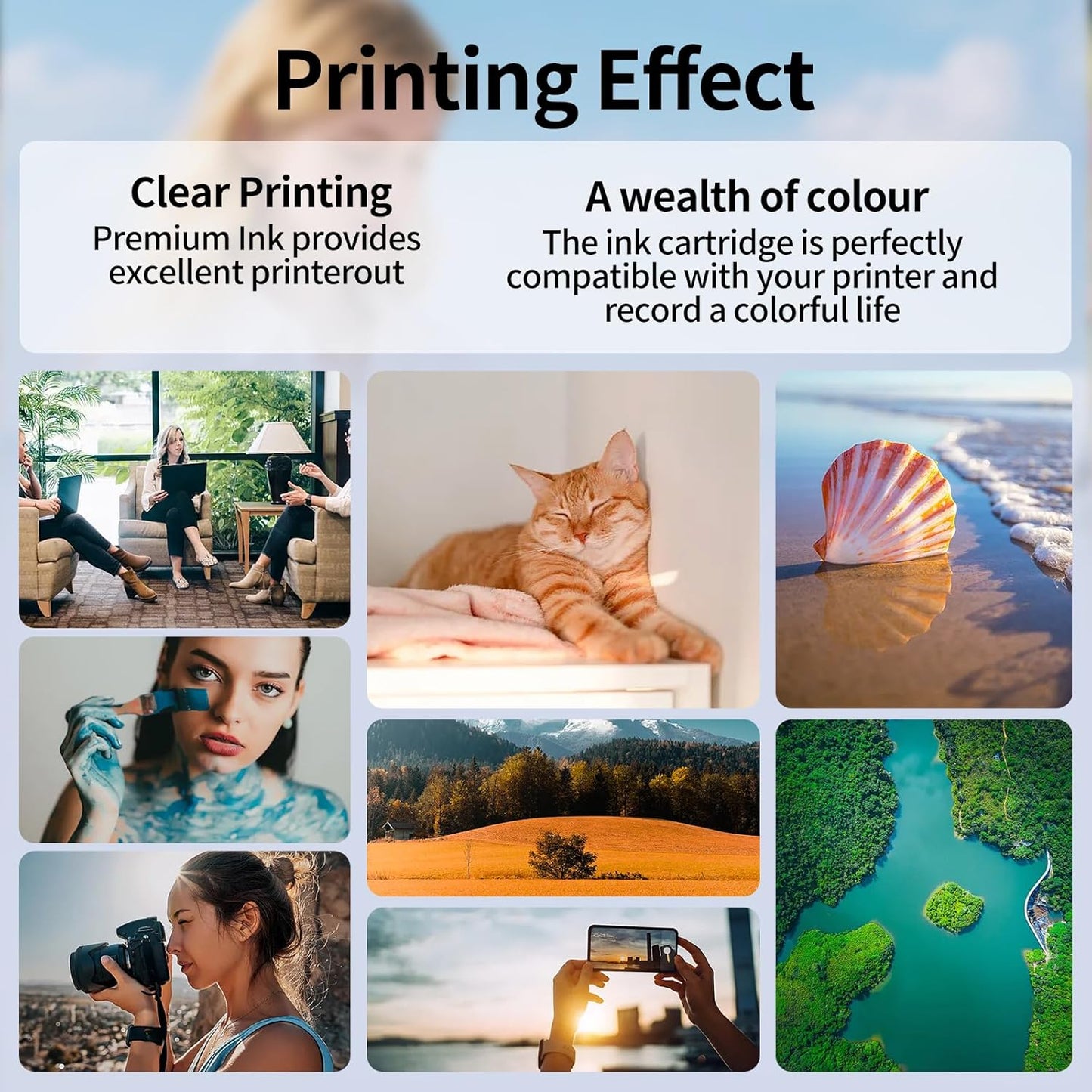 936XL 936 Ink Cartridges for HP Printers Replacement for HP 936 Ink Cartridges Combo Pack (4-Pack) - High Yield Compatible for HP Officejet Pro 9125e 9120e 9730e 9135e