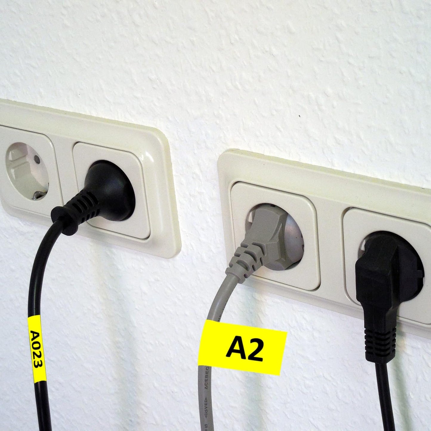 18mm Black on Yellow Label Tape Replacement for Brother TZe-641 TZe641 TZe 18mm 0.7 Laminated Yellow Tape Compatible with Brother P Touch Label for PTD400 PTD410 PTD600 PT1750, 3-Pack