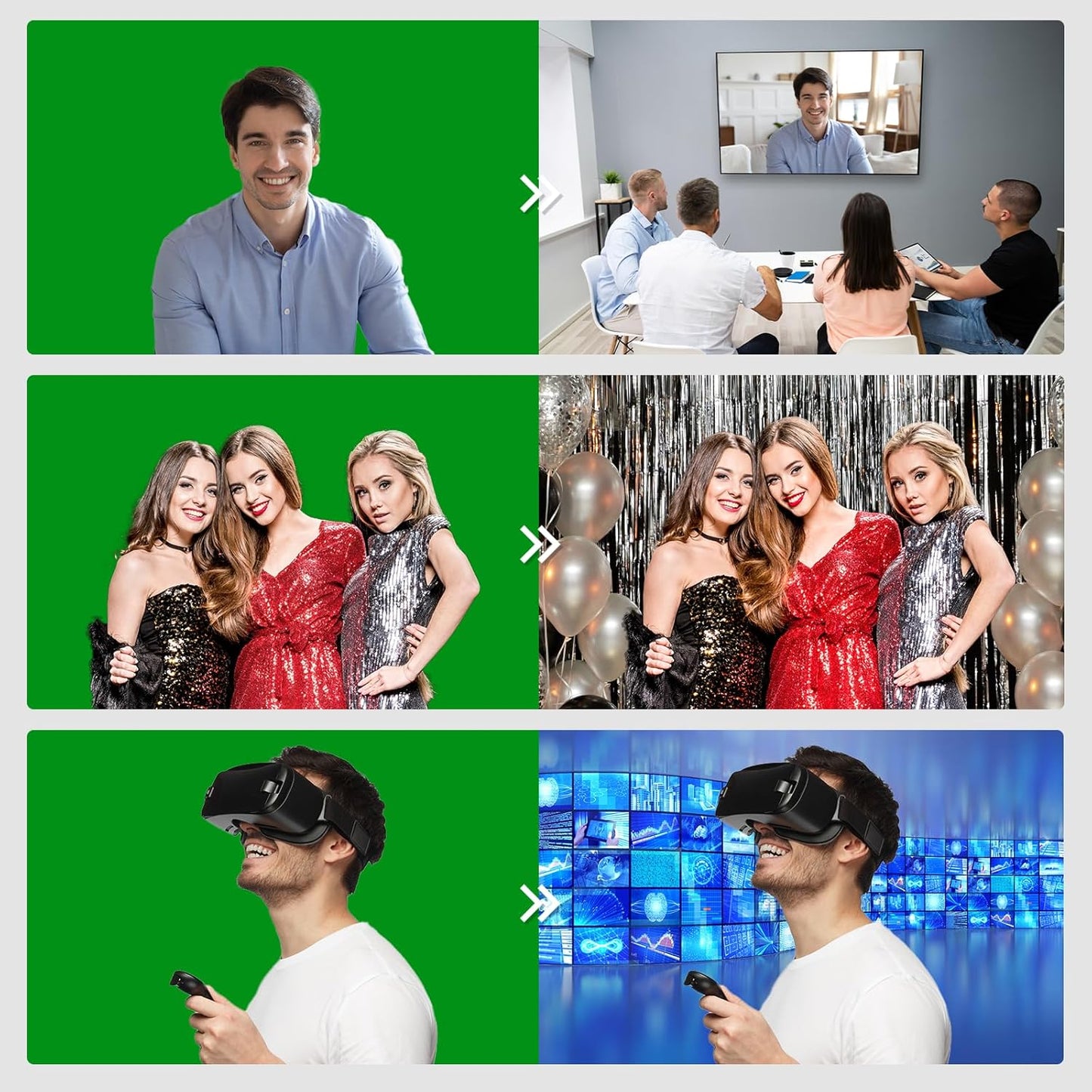 BEIYANG 6 Ft x 10 Ft Photography Backdrop Green Screen, Green Background Non-Reflective Fabric Wrinkle Resistance,Greenscreen Photo Background for Photo Video Chromakey Studio Shooting