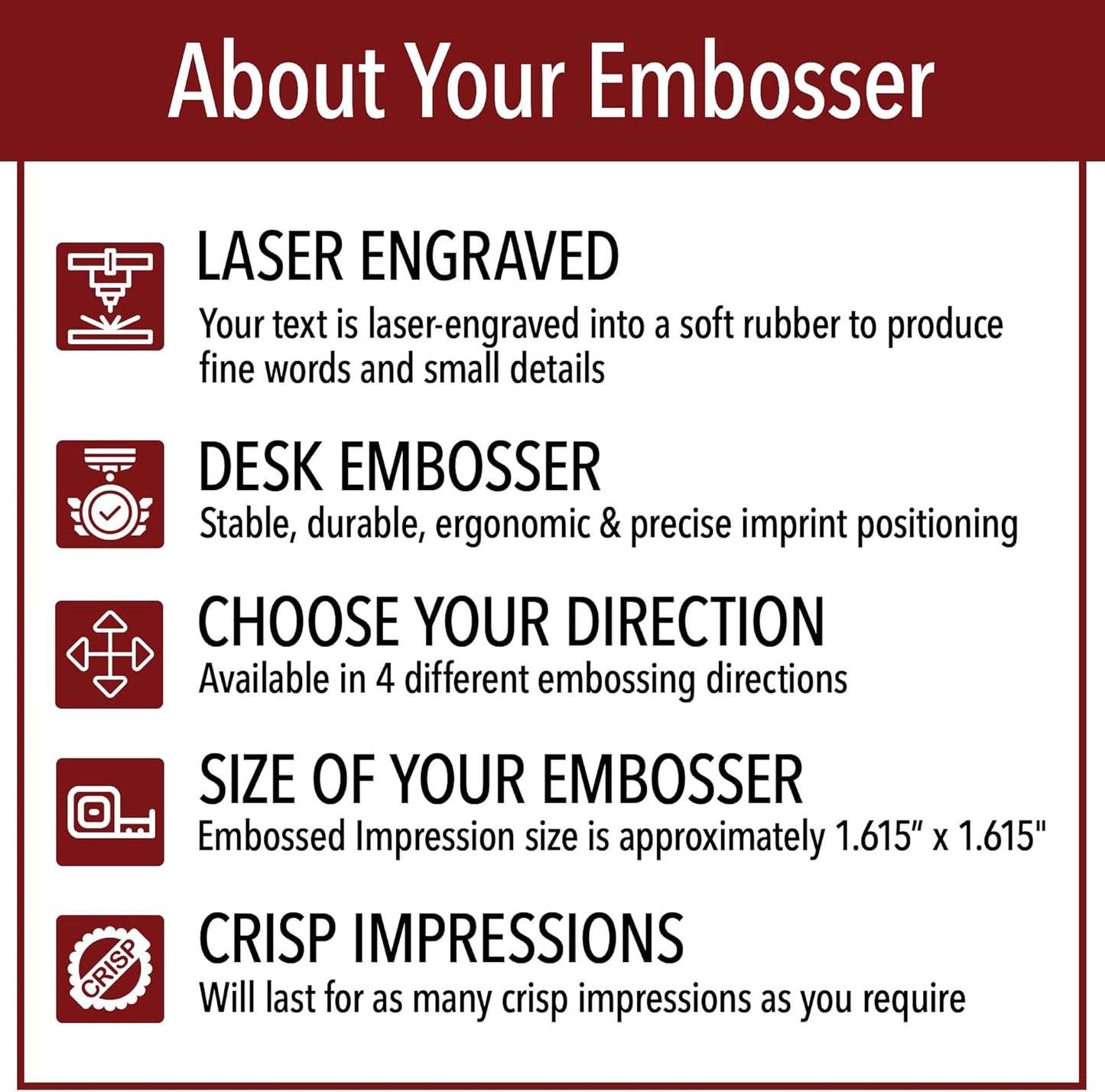 Kansas Round Notary Embosser | Official State Embosser | Official Seals | Meets State Specifications (Kansas, Round Embosser)
