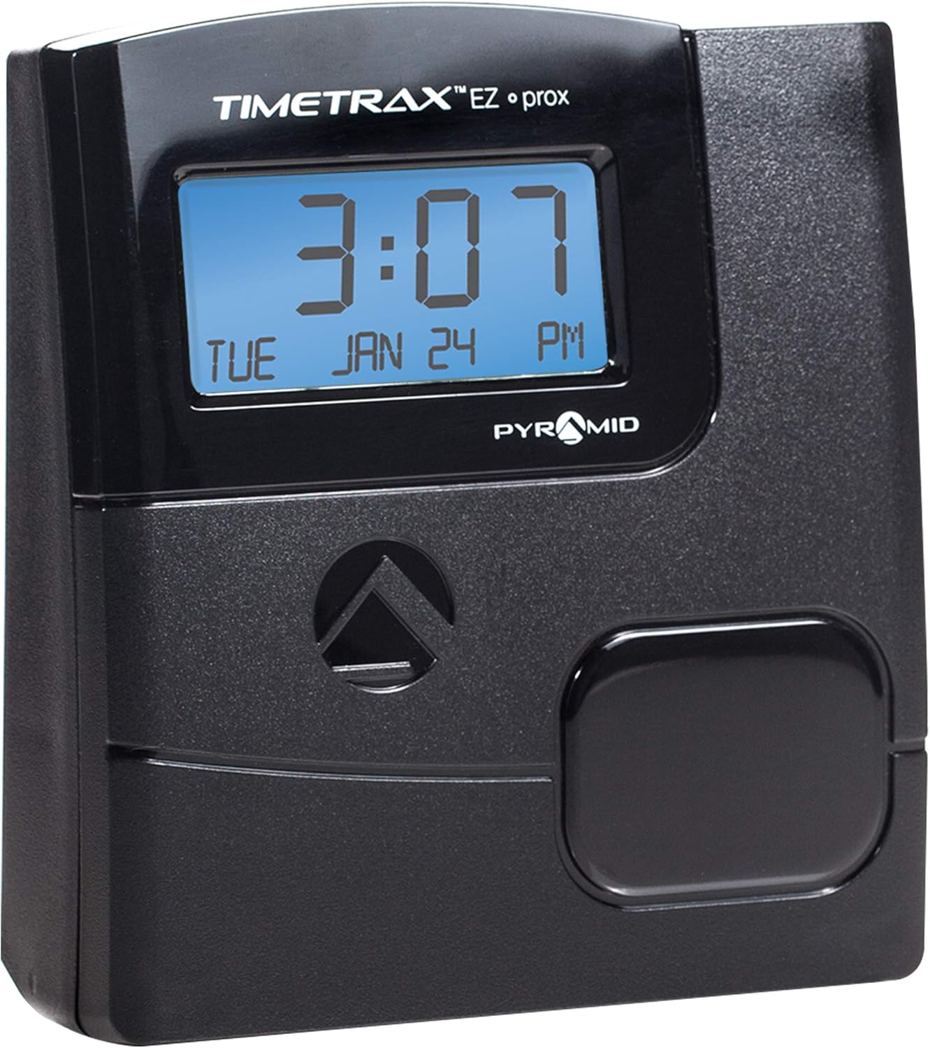 Pyramid Time Systems -TimeTrax Automated Proximity Time and Attendance with Pyramid TTEZ Time Clock System with Software Download [PPDLAUBKN], RFID - No Touch Employee Punch in - Black