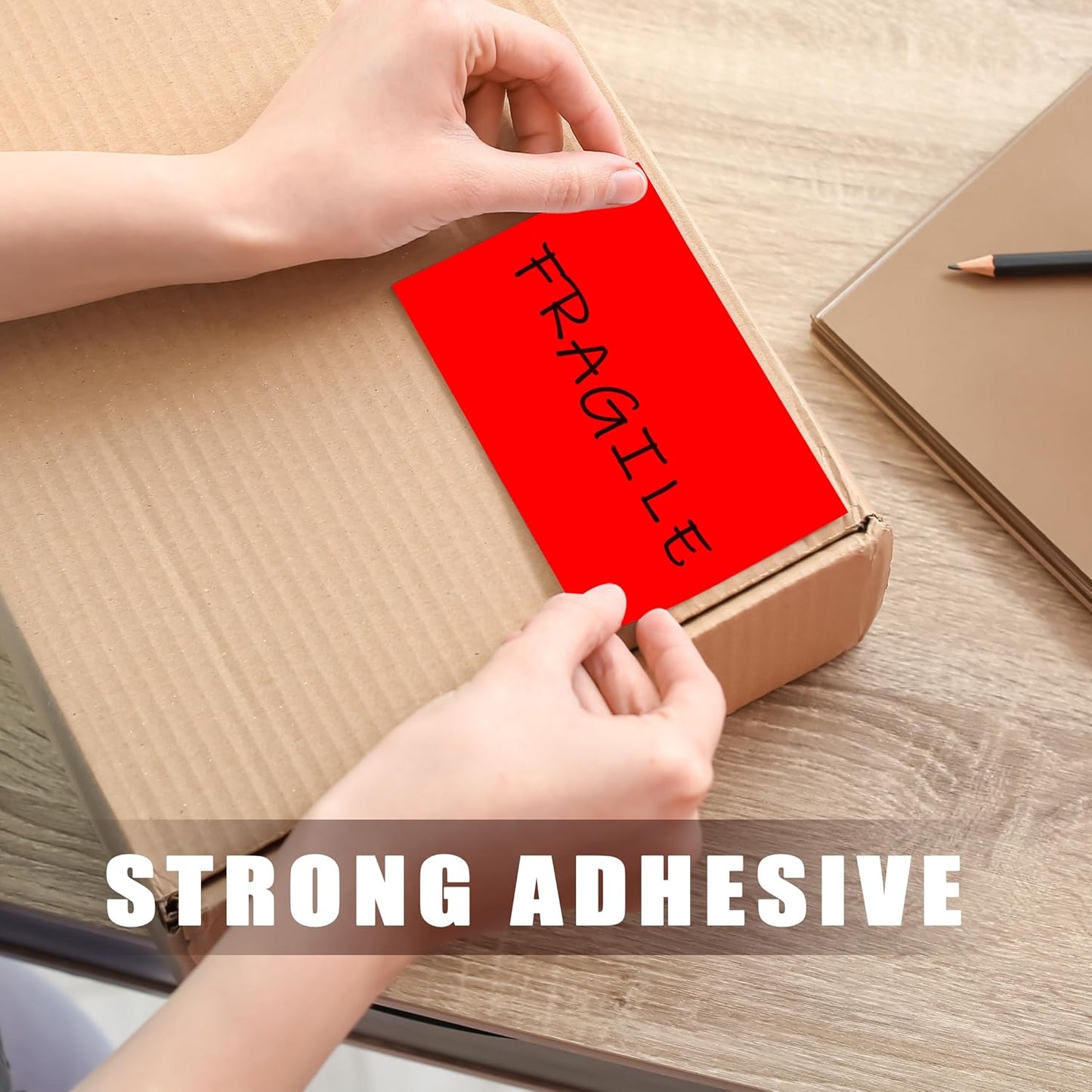 3 x 5 Inch 250Pcs Rectangle Color Coding Stickers,Strong Adhesion, Easy to Write for Organization,Inventory,Business Labeling,Red