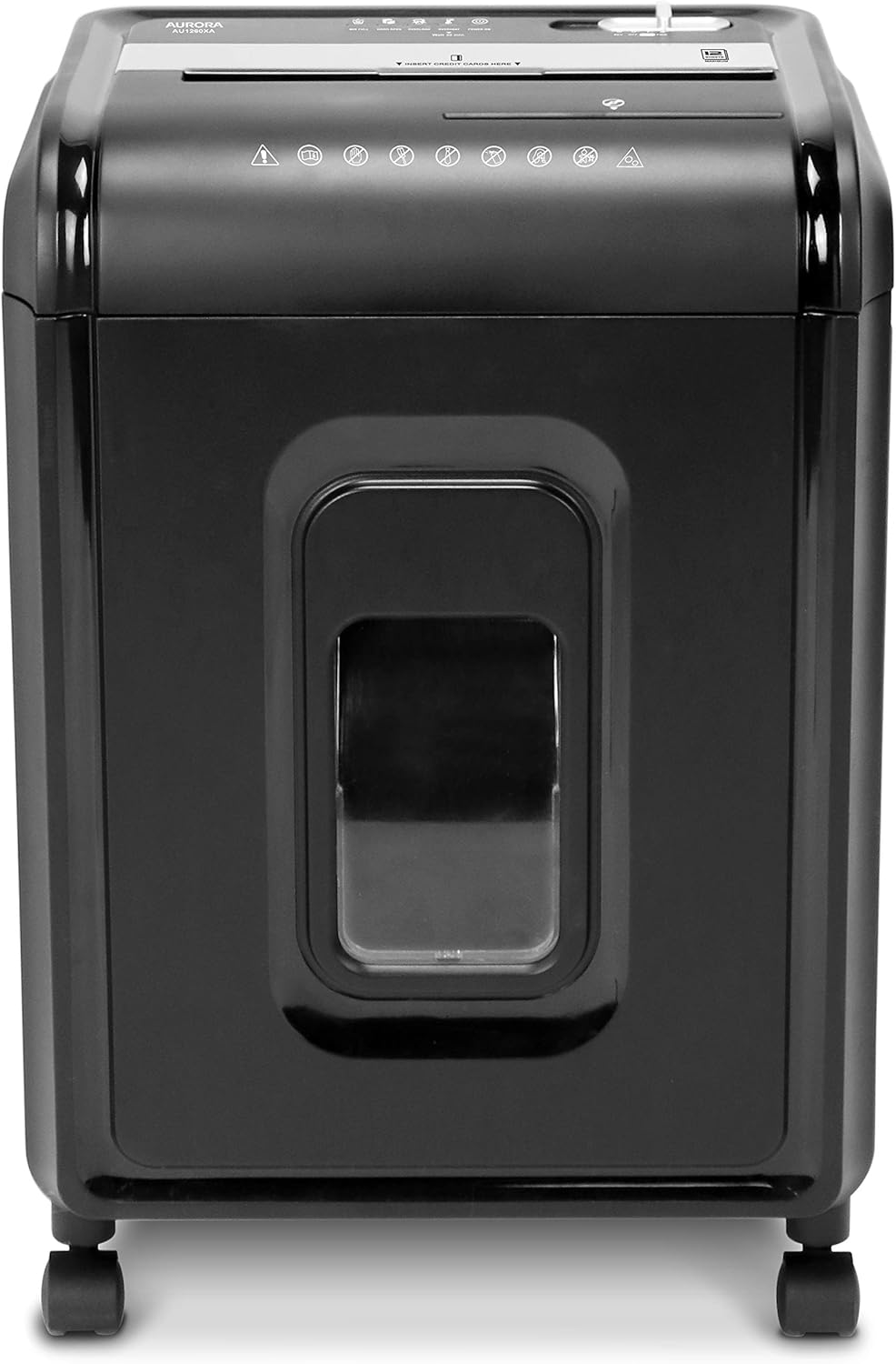 Aurora AU1260XA Anti-Jam 12-Sheet Crosscut Paper and CD/Credit Card Shredder
