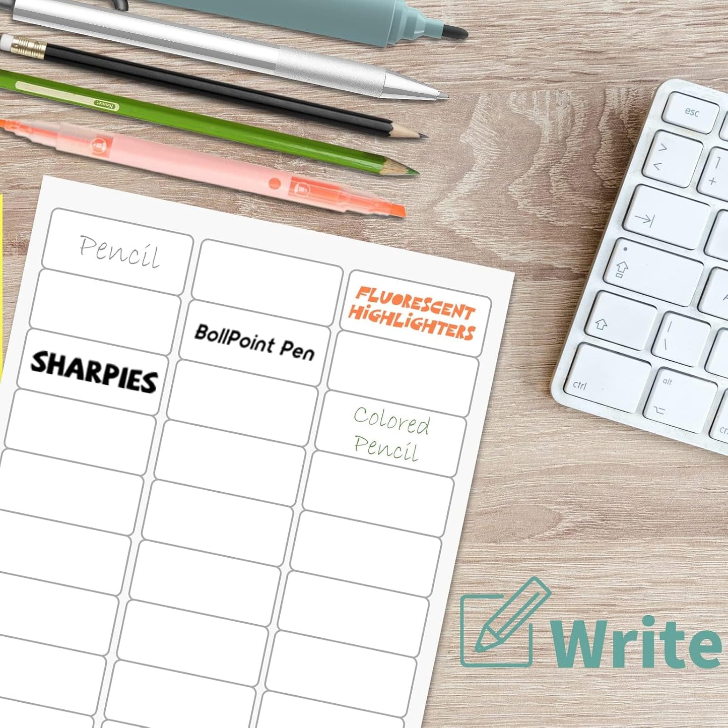 30 up Labels 1" x 2-5/8" Shipping Address Labels, FBA SKU Barcode Tags, 1000 Sheets 30 Per Page Mailing Labels for Laser/Inkjet Printers