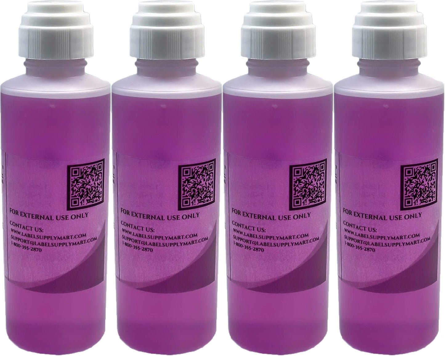 IDEALSEAL Envelope Moistener (120 ML) (3600 Envelpes) E-Z Seal Compatible 4 oz. Dabber Bottle of Sealing Solution PB Sealing Solution 601-7 Postage Stamp Envelope Seal (4 Bottles) (Purple)