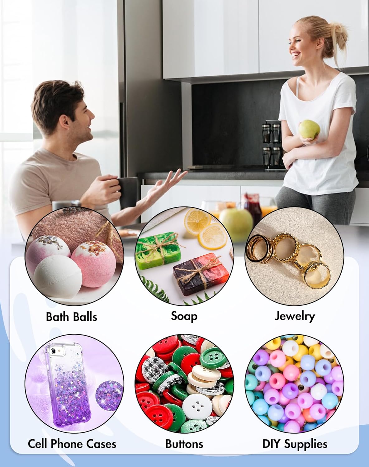 100 Pack Resealable Packaging Bags for Small Business Double-Sided Color Smell Proof Bags for Food Storage Flat Bags (Black, 5.5" x 7.8")