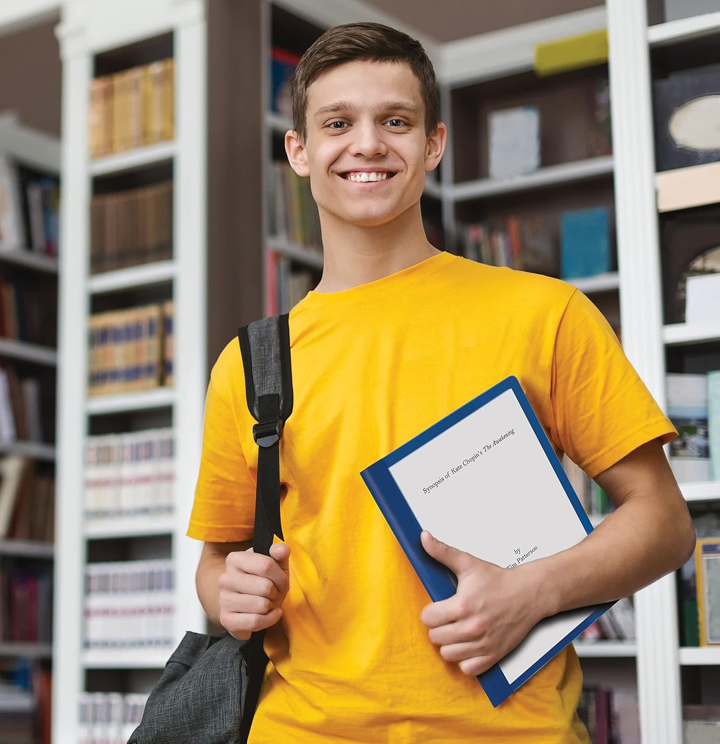 Better Office Products Ultra Durable Clear Front Report Covers, 25 Per Box, Letter Size, Assorted Colors, Poly Back Cover, with Fasteners, Lay Flat, Box of 25