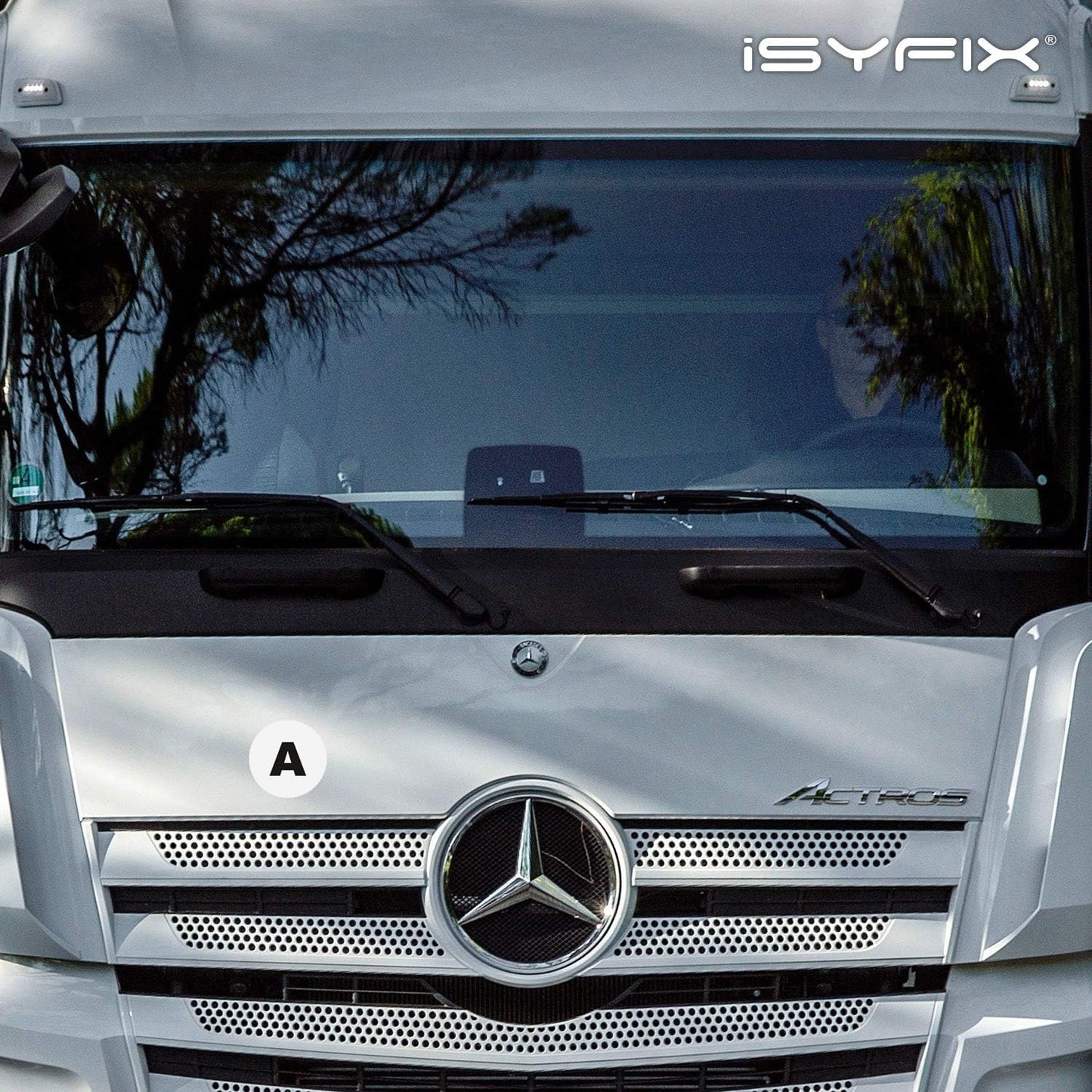 iSYFIX White Vinyl Letters Stickers - 4 inch Self-Adhesive, A to Z, 4 of Each Letter - Premium Decal for Indoor & Outdoor, for Inventory, Storage, Organizing, Alphabet for Boxes, Toolbox, Lockers