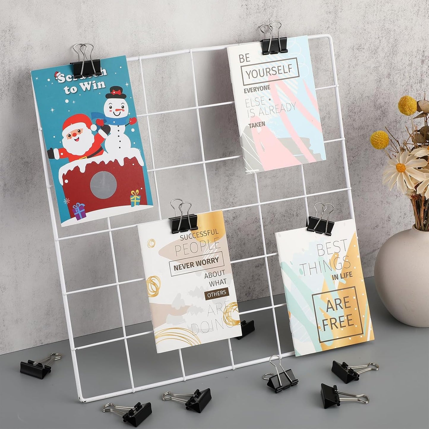 Jetec 500 Pieces 1 Inch Black Binder Clips Bulk Medium Paper Clamps Metal Paper Clips for Teachers Students Classroom Business Office and School Office Supplies