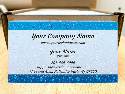 IMPACTONLINEPRINTING, Business Cards 100pcs - Thick Smooth16Pt Paper(350gsm), Cleaning-1