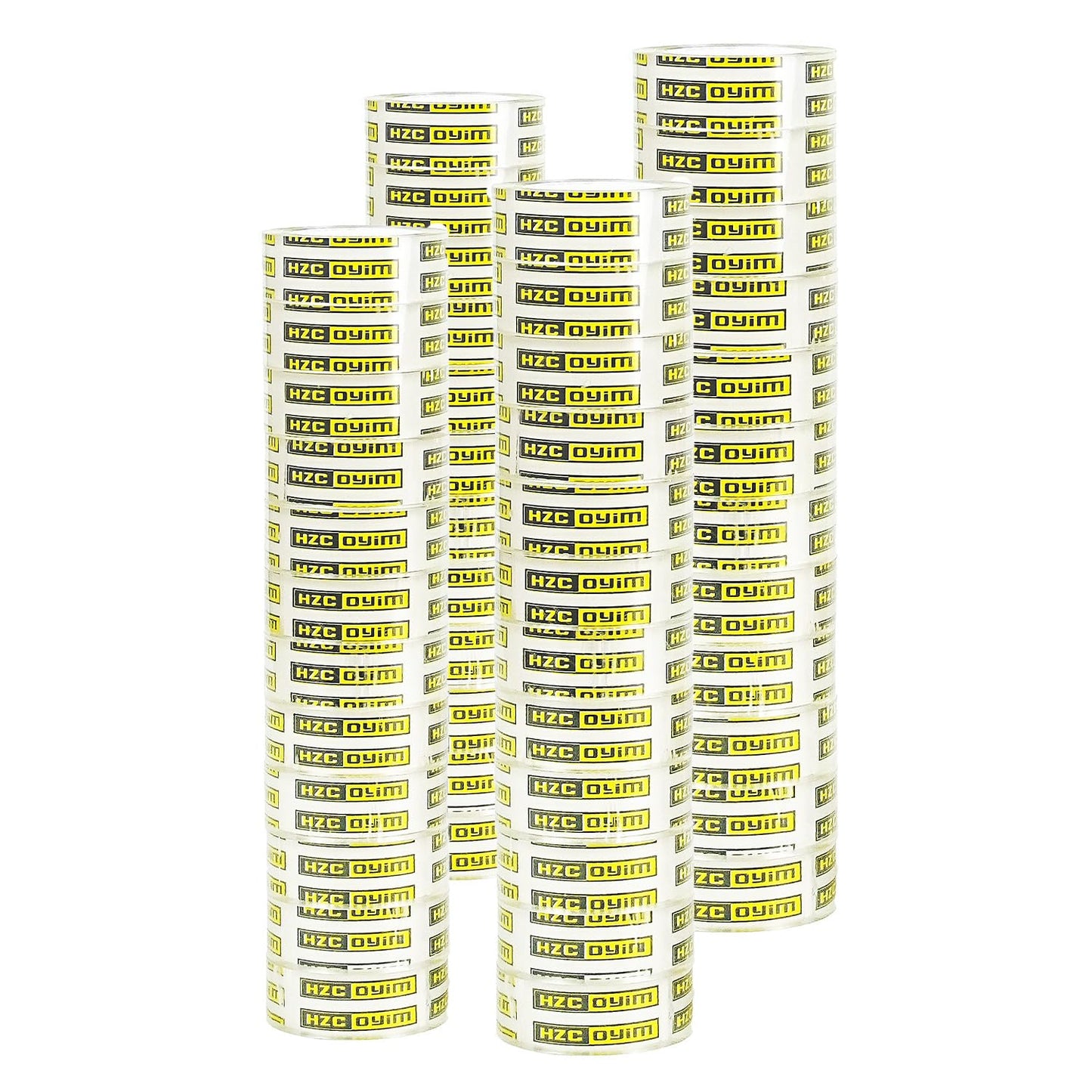 48 Rolls Crystal Tape Refills for Dispenser, 3/4Inch x 1000 Inch, Transparent Stationery Tape for Office, Home, School for Wrapping, Crafts, Office and Professional Use