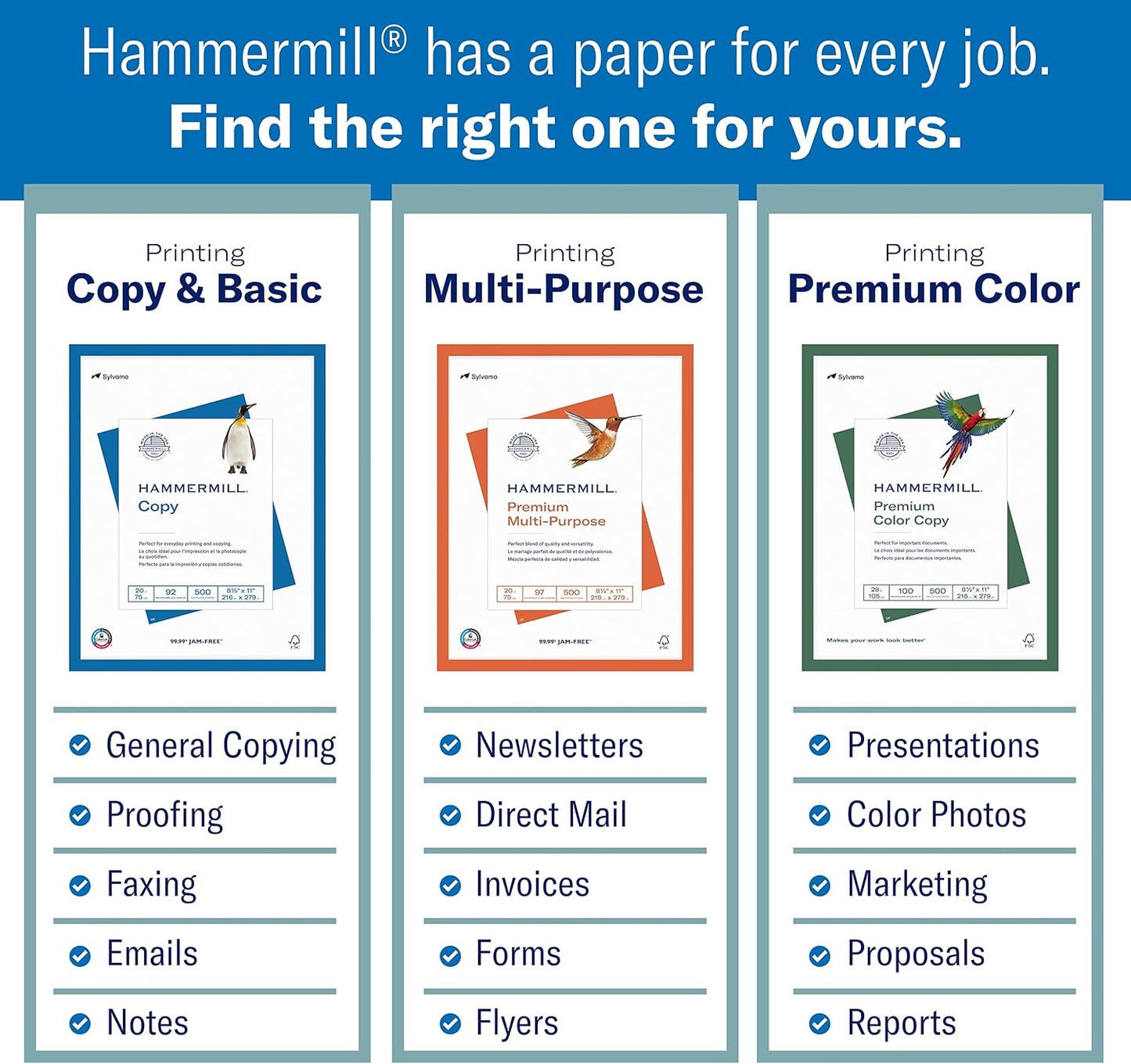 Hammermill Printer Paper, 20 lb Copy Paper, 8.5 x 11-1 pallet, 80 cases (200,000 Sheets) - 92 Bright, Made in the USA, 130600P