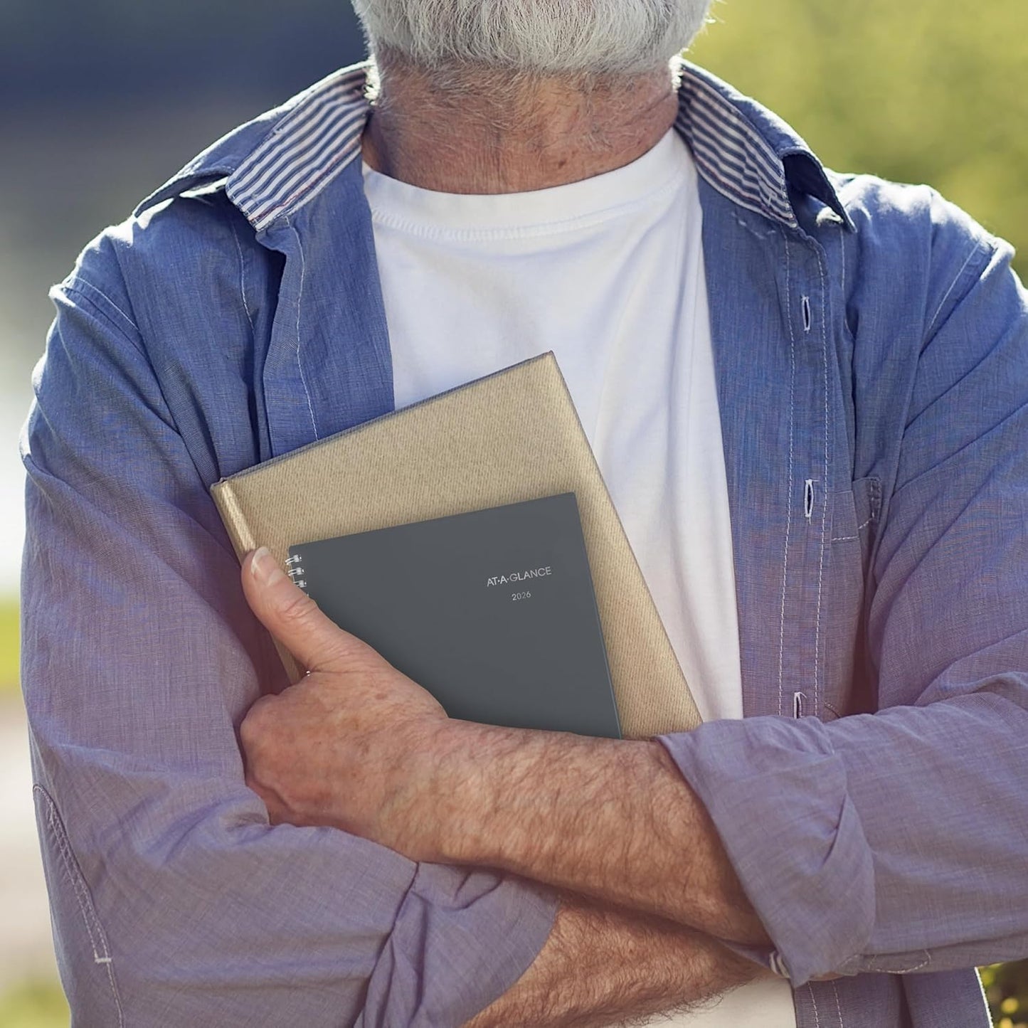 AT-A-GLANCE 2026 Planner, Weekly & Monthly, 5" x 8", Small, DayMinder, Gray (GC2000726)