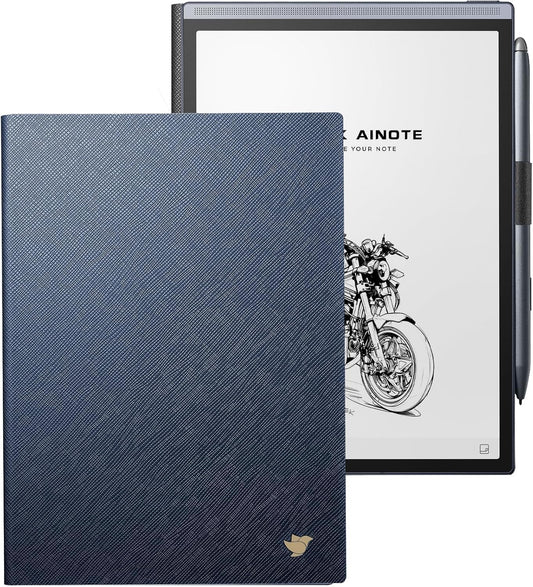 Blue Protective Folio Case for iFLYTEK 8.2" AINOTE Air 2 Note-Taking E-Ink Tablet (Blue Case)