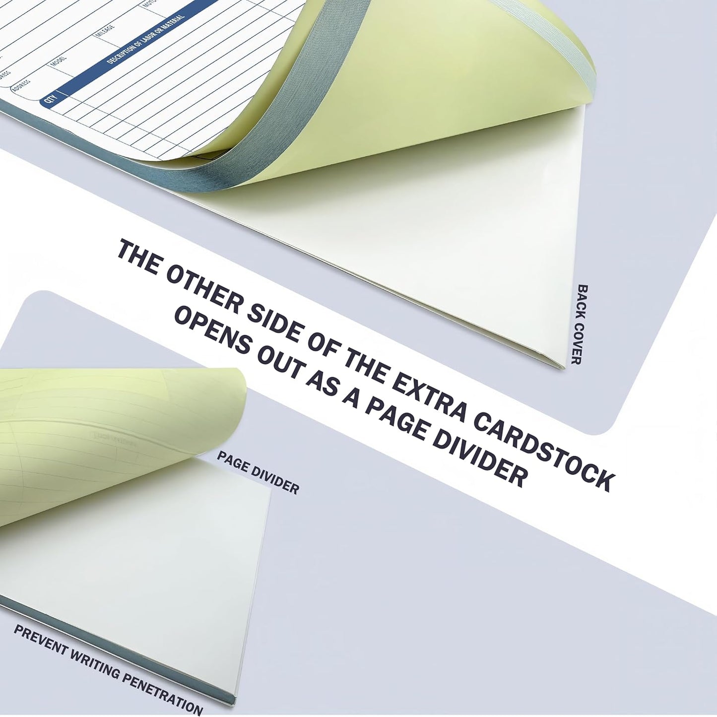 2 Pcs Auto Repair Estimate Book 50 Sets 2-Part Carbonless Duplicate 8-3/8 x 10-11/16 Inches Repair Estimate Book for Auto Repair Shops and Independent Mechanics (2)