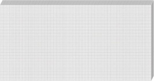 25 Sheet Graph Paper Pad 24" x 48" Large Graph 1" and 1/4" Ruled Grid Paper for Engineer Architect Designer Mathematician Draftsmen Sketch House Commercial Building Plan Drafting(White)