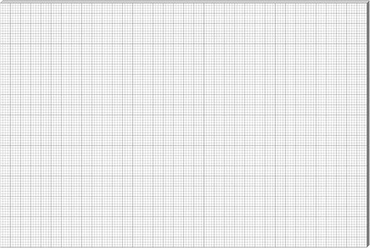 25 Sheet Graph Paper Pad 24" x 36" Large Graph 1" and 1/4" Ruled Grid Paper for Engineer Architect Designer Mathematician Draftsmen Sketch House Commercial Building Plan Drafting(White)