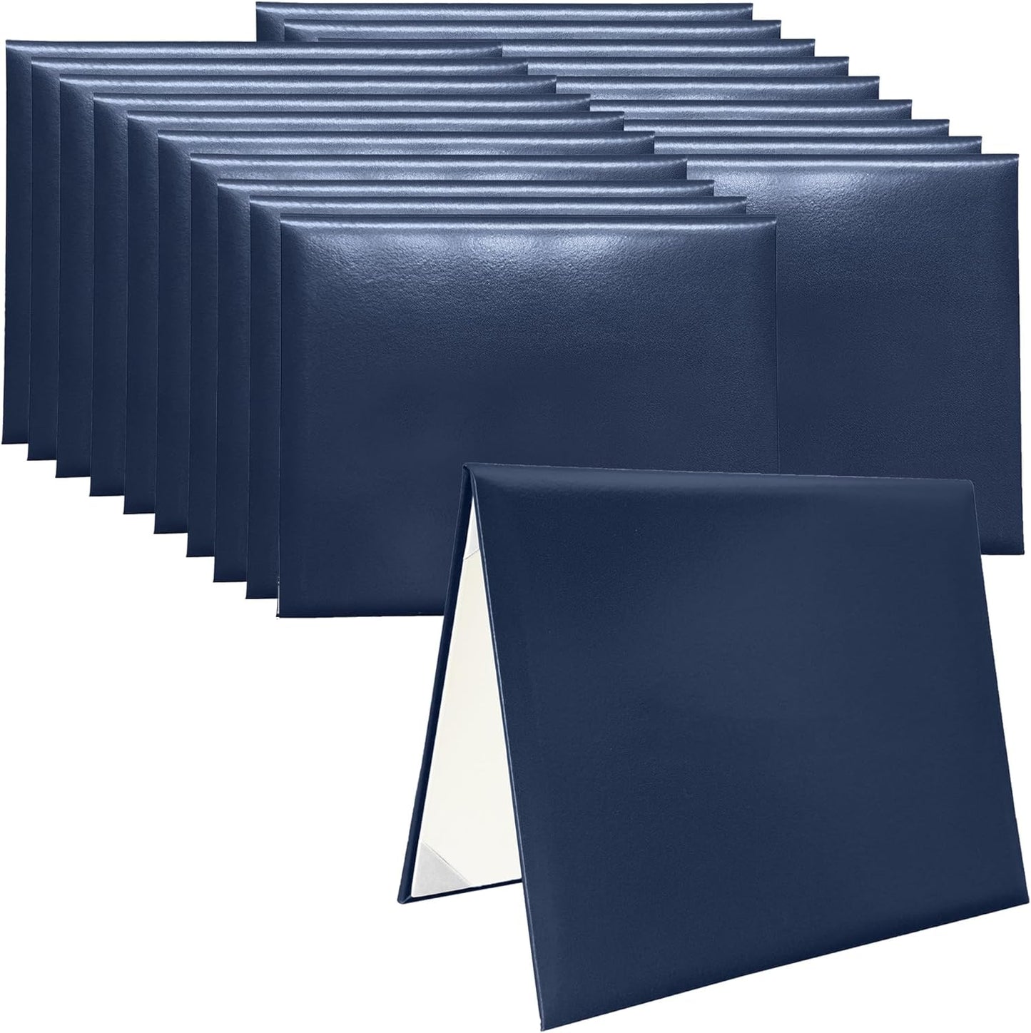 20 PCS Smooth Diploma Certificate Cover 8 1/2" x 11" Navy