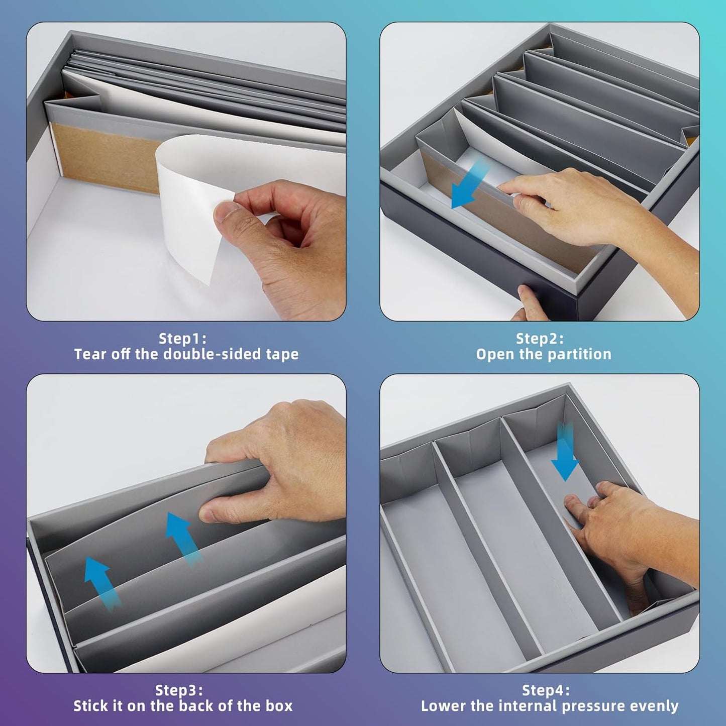 AFIING Trading Card Storage Box 6000+ Capacity – DIY Toploader Case w/ 24 Dividers & 8 Supports, Fits 3x4 Rigid Card, Deck Box for MTG TCG Sports Cards– Black & Orange