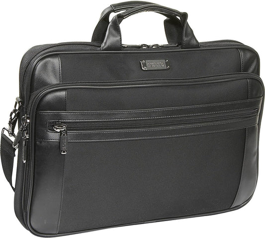 Kenneth Cole REACTION Unisex Adult Urban Slim 15.6" to 18.4" Laptop & Tablet Business Travel Computer Bags, Black