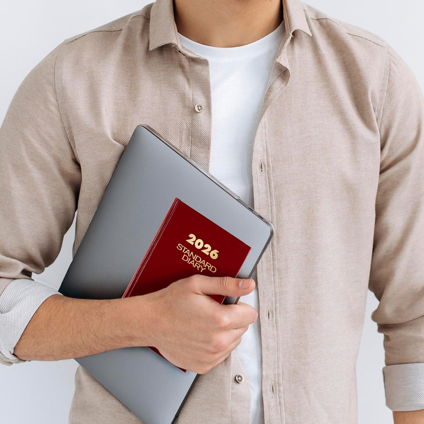 AT-A-GLANCE 2026 Diary, Standard Diary, Daily, 5" x 7-1/2", Small, 12-Month, Hardcover, Red (SD3871326)