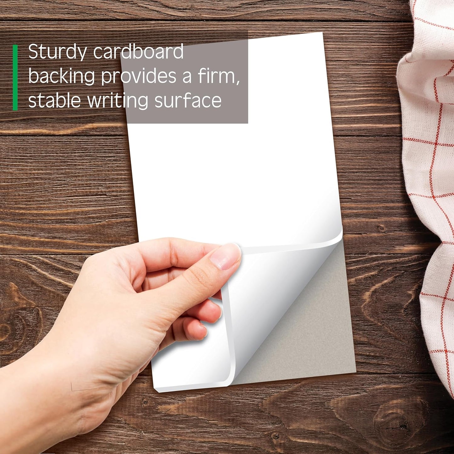 Better Office Products Blank Scratch Note Pads, 4" x 6" Pads, Server Notepads, 50 Sheets per Pad, Memo Pads, Gummed Binding for Easy Tear-off (48 Pack)