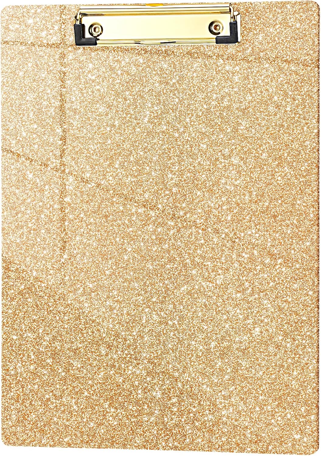 Hongri Plastic Acrylic Glitter Clipboard, 8.5x11" Stardard Letter A4 Size Clipboards for Classroom, Taecher, Women.Cute Confetti Clip Board, Office Supplies, School Supplies.